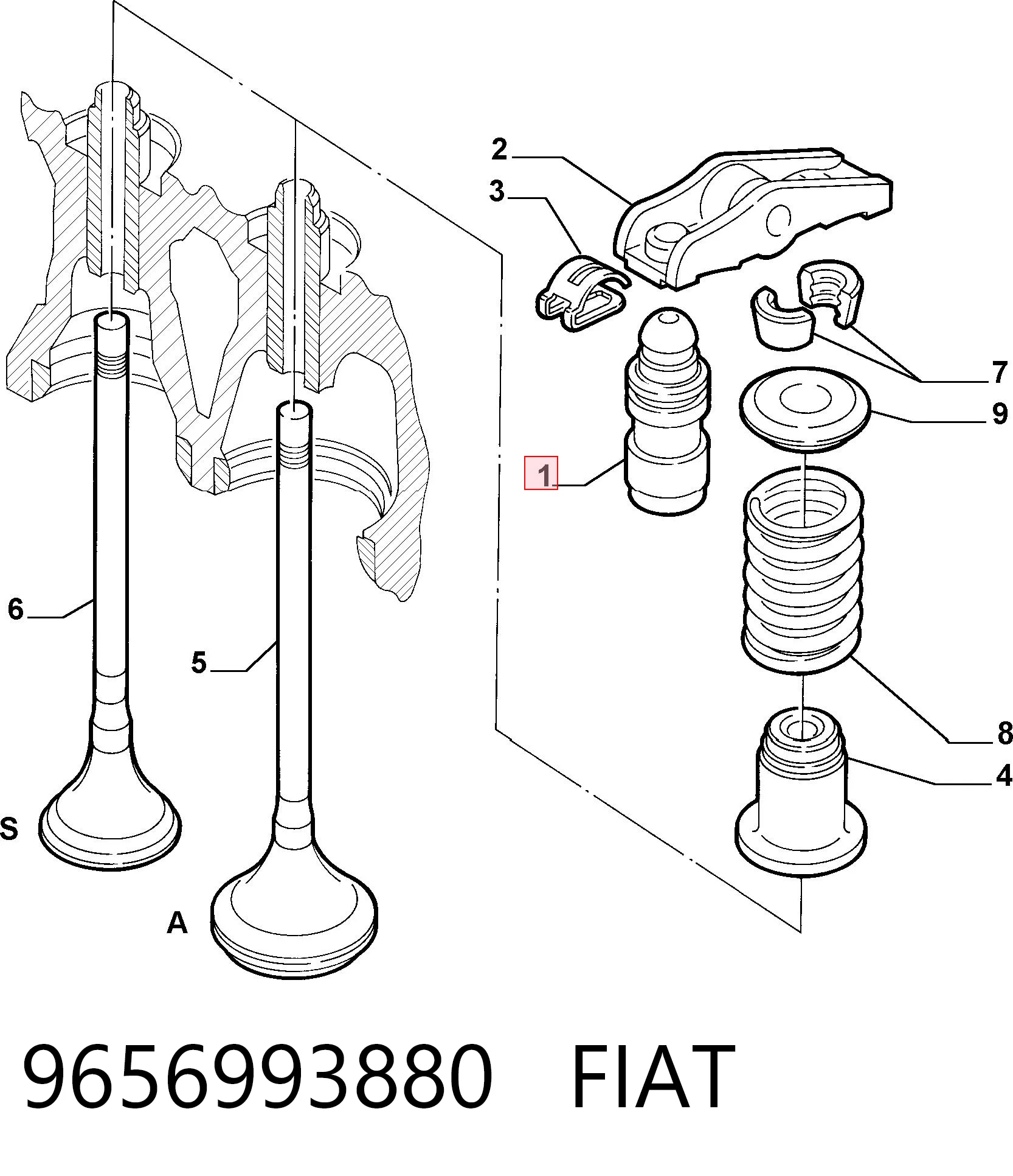 9656993880 Fiat/Alfa/Lancia