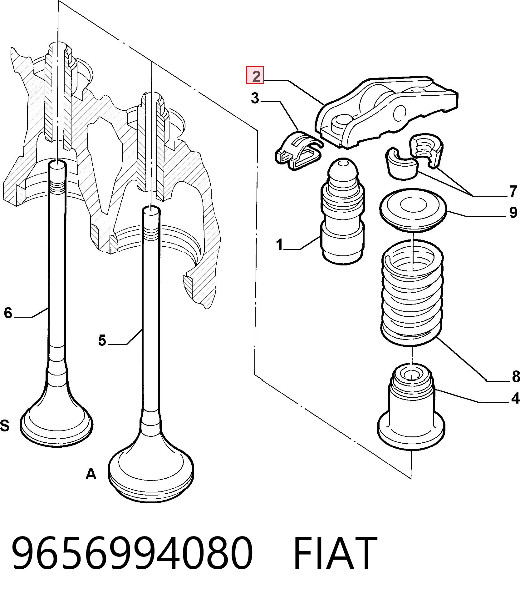 9656994080 Fiat/Alfa/Lancia