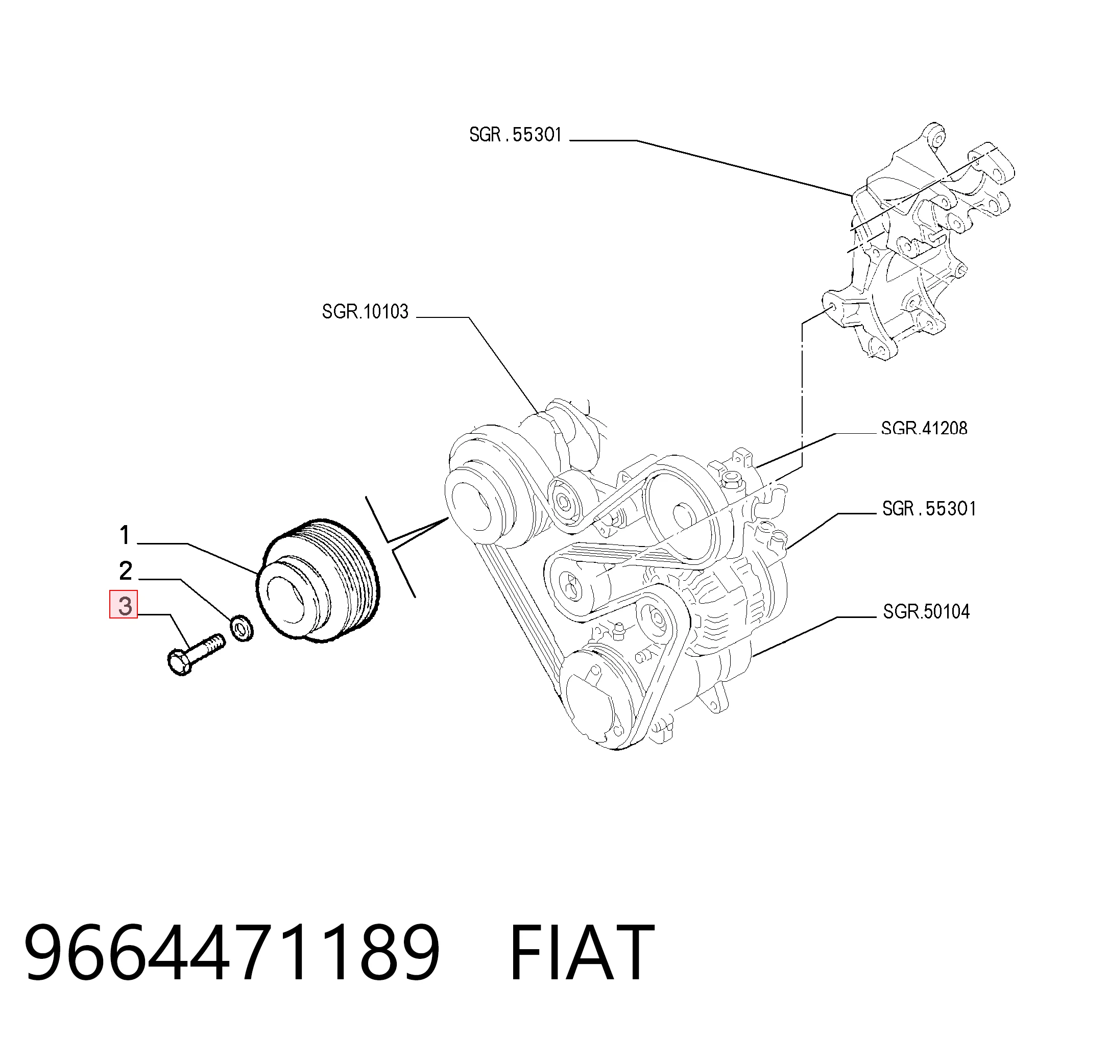 9664471189 Fiat/Alfa/Lancia