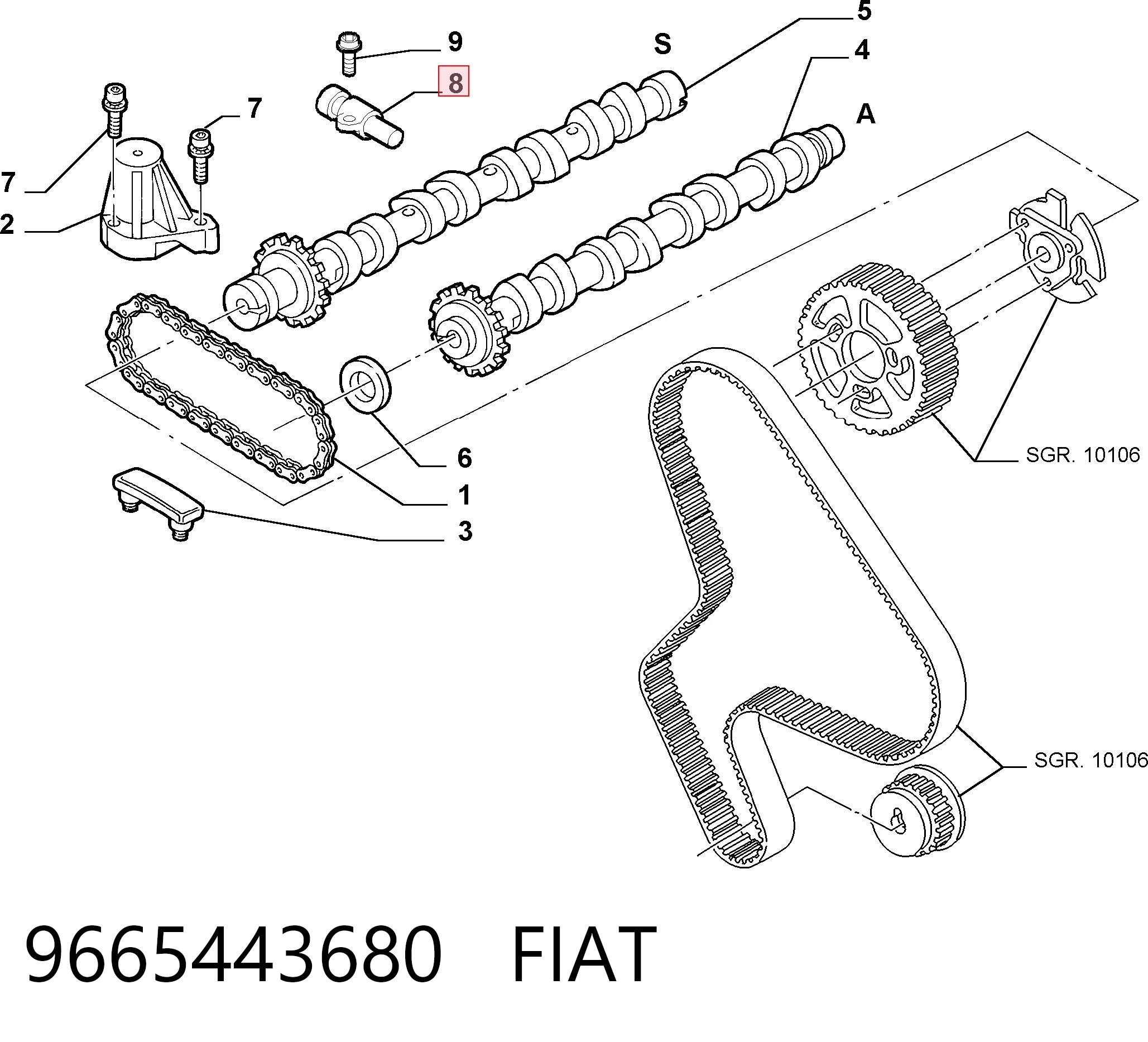 Precio del repuesto Sensor de levas C3 I hatchback