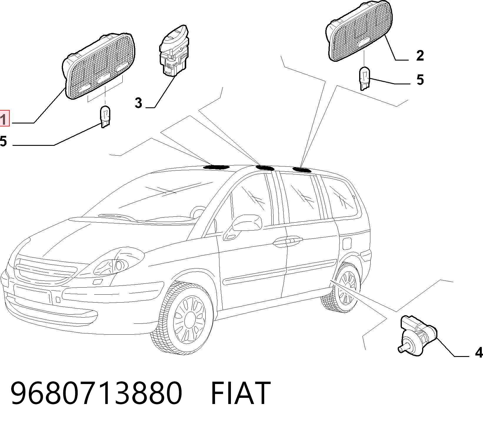 9680713880 Fiat/Alfa/Lancia