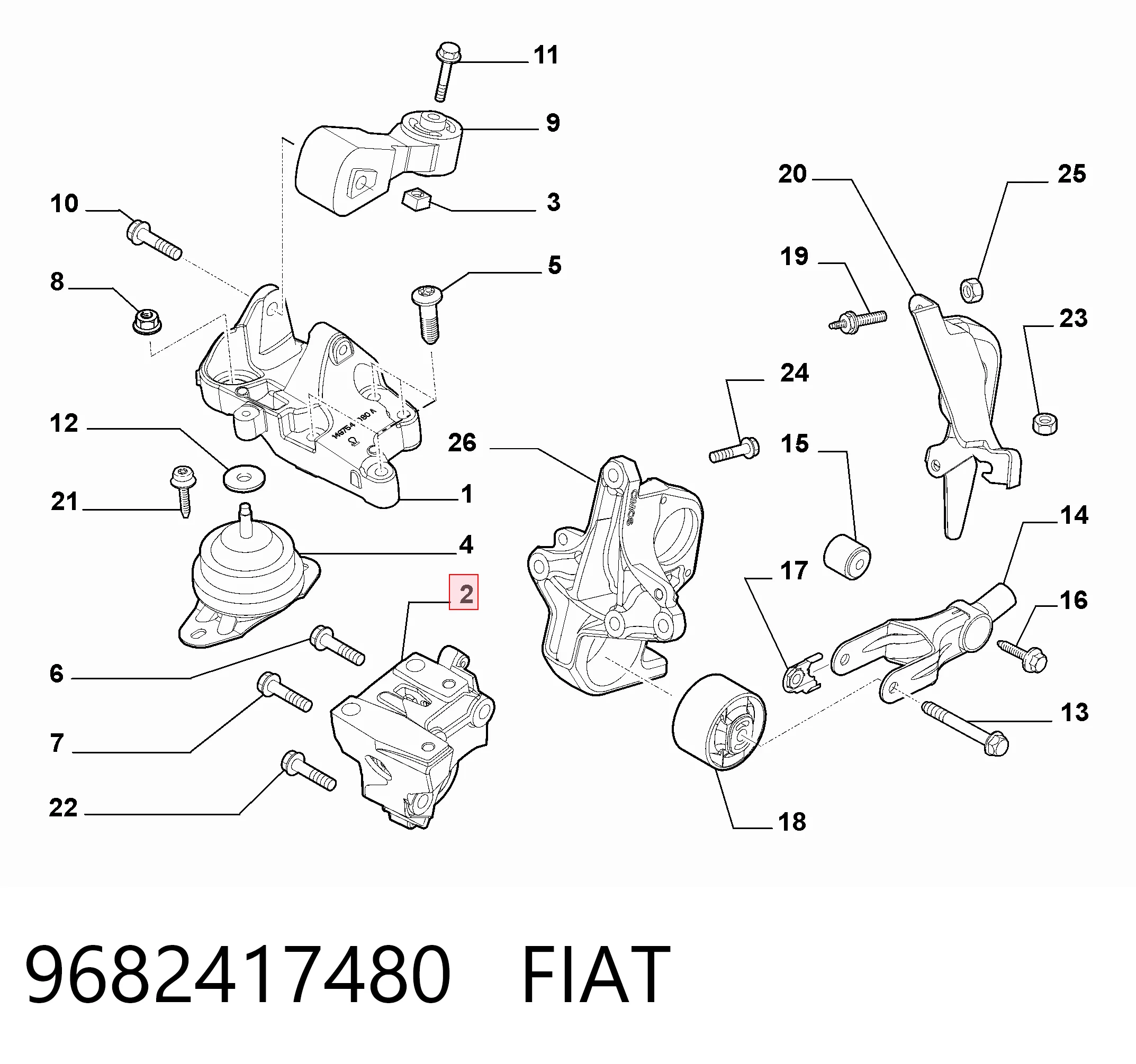 9682417480 Fiat/Alfa/Lancia
