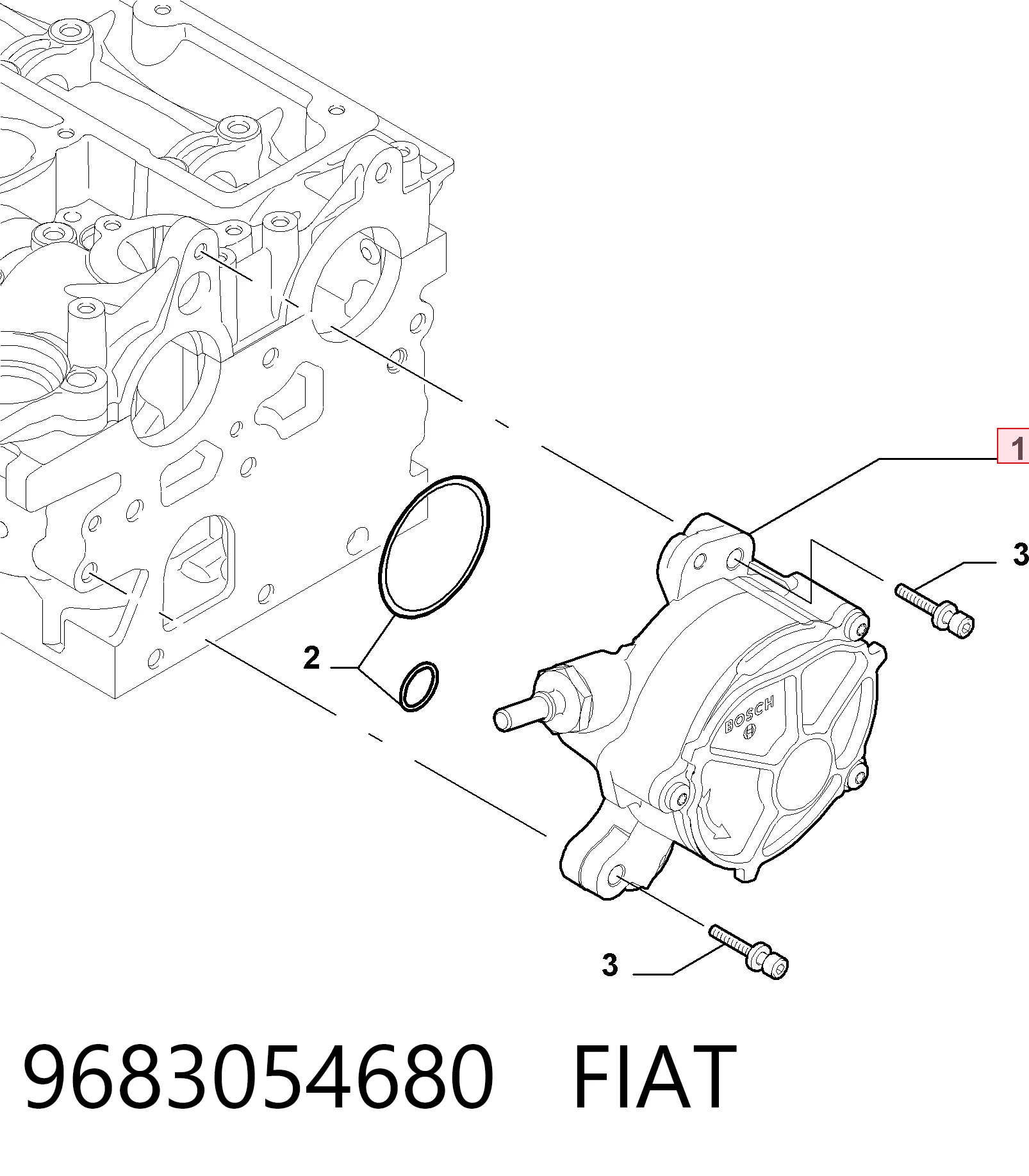 Depresor de freno  para Peugeot 307  (3B)