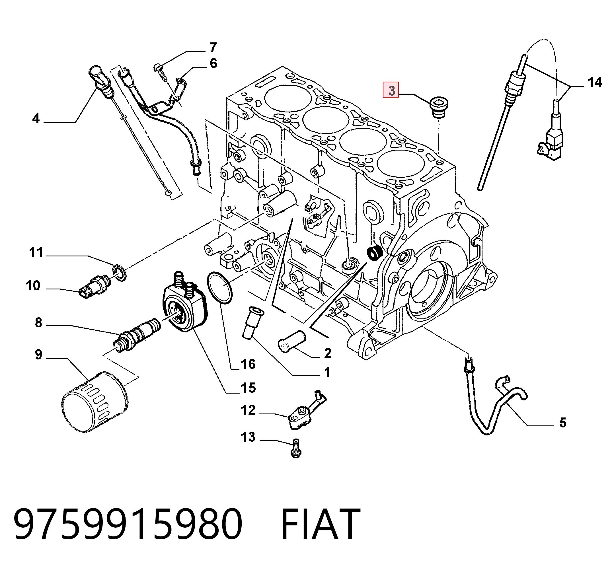 9759915980 Fiat/Alfa/Lancia