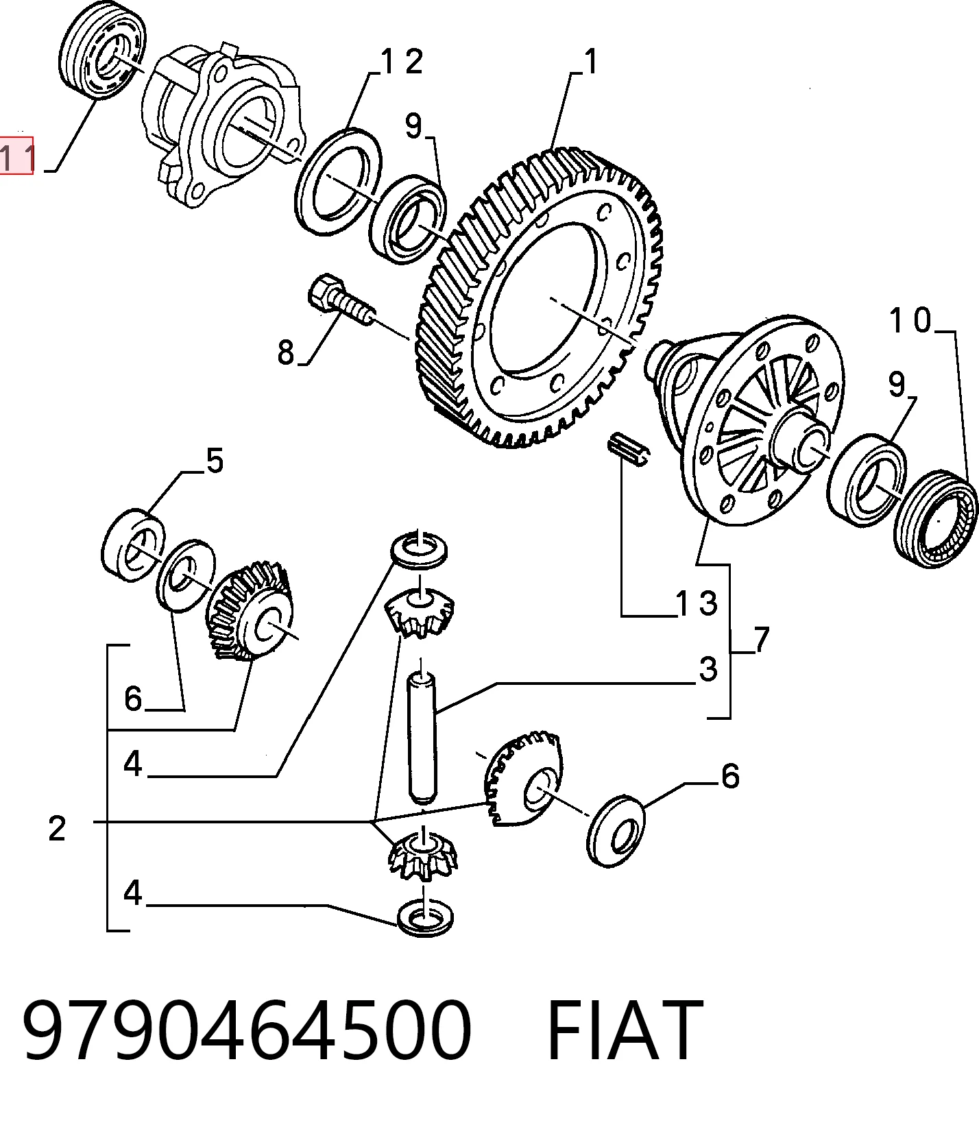 9790464500 Fiat/Alfa/Lancia
