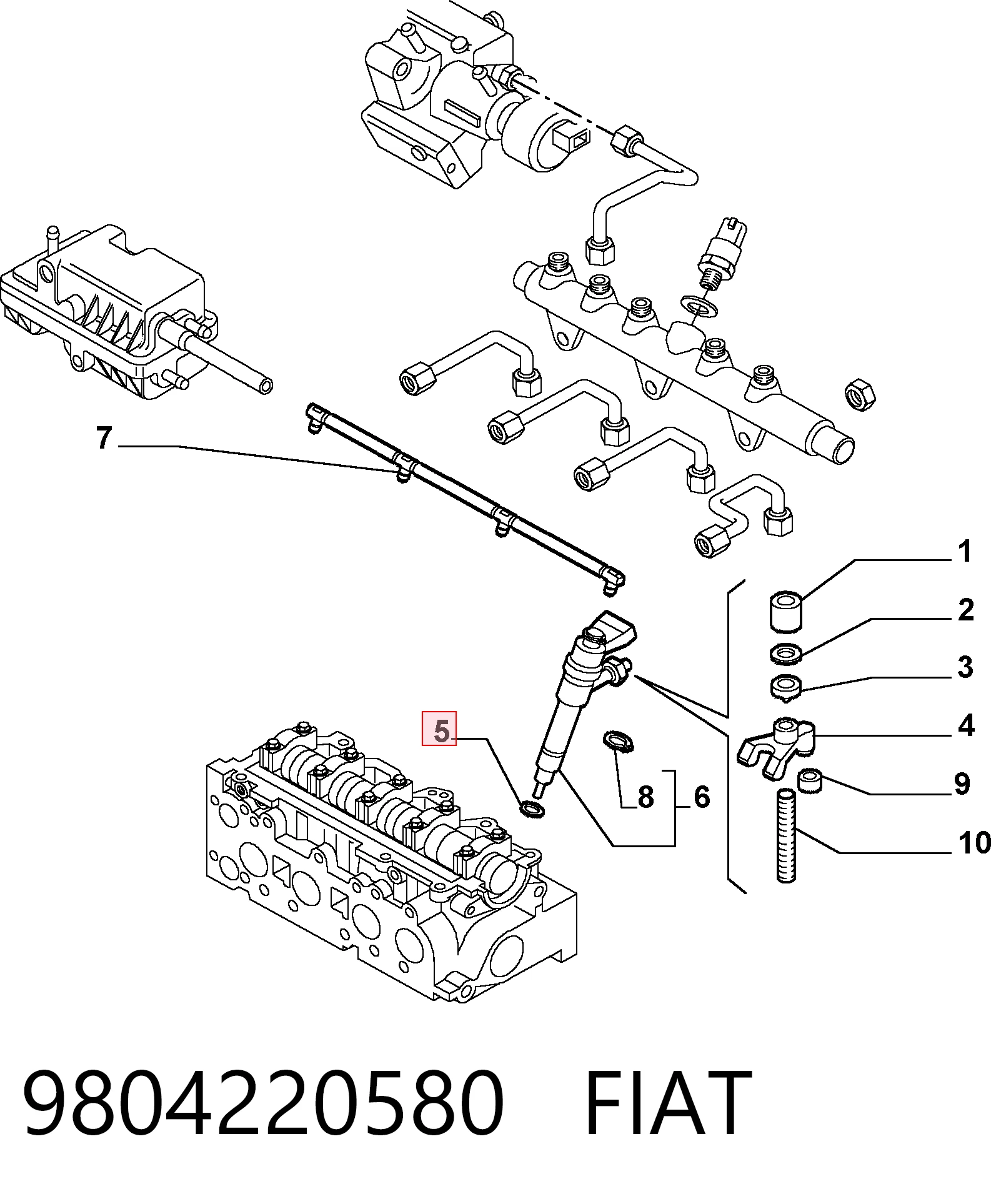 9804220580 Fiat/Alfa/Lancia