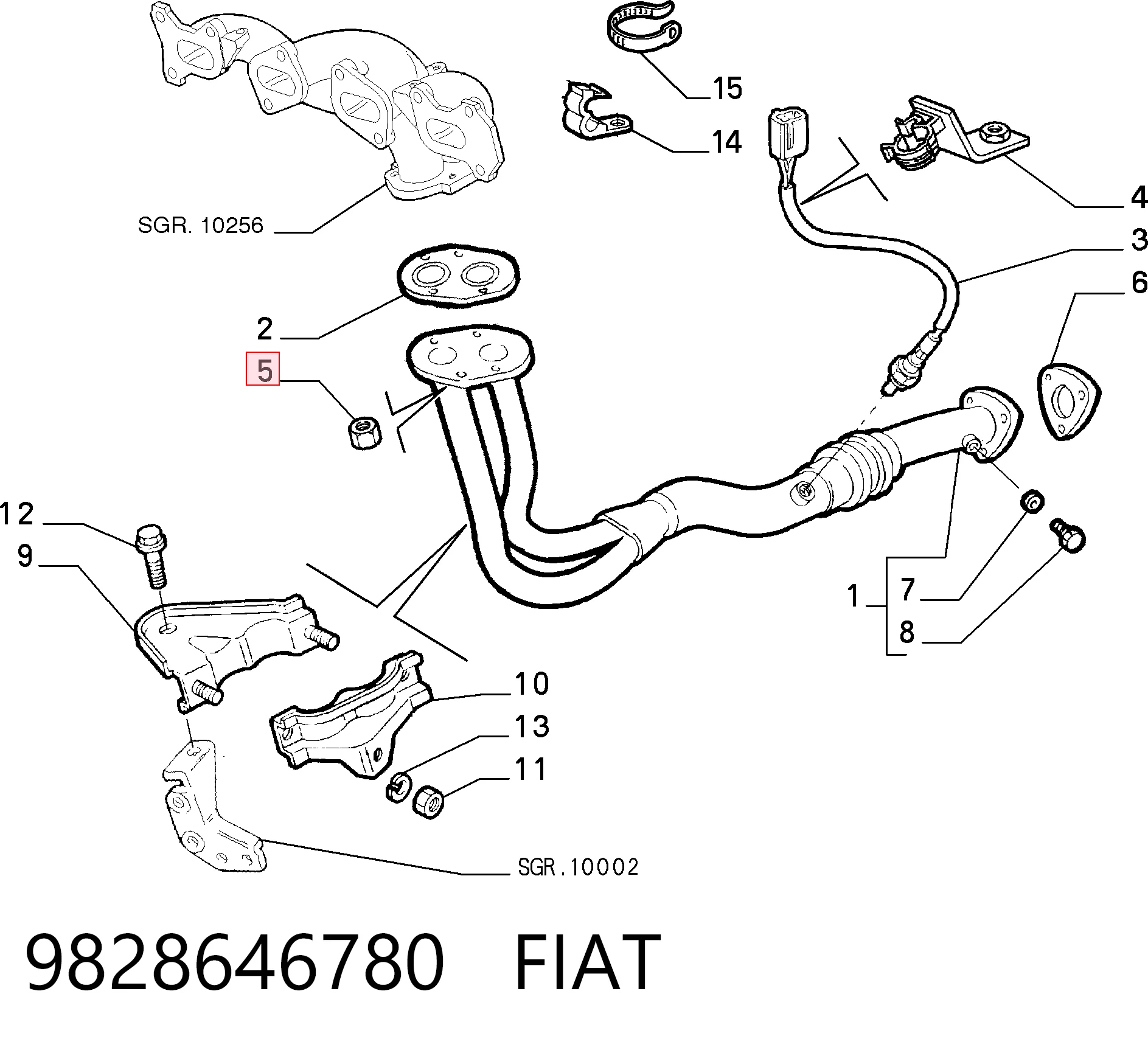 9828646780 Fiat/Alfa/Lancia