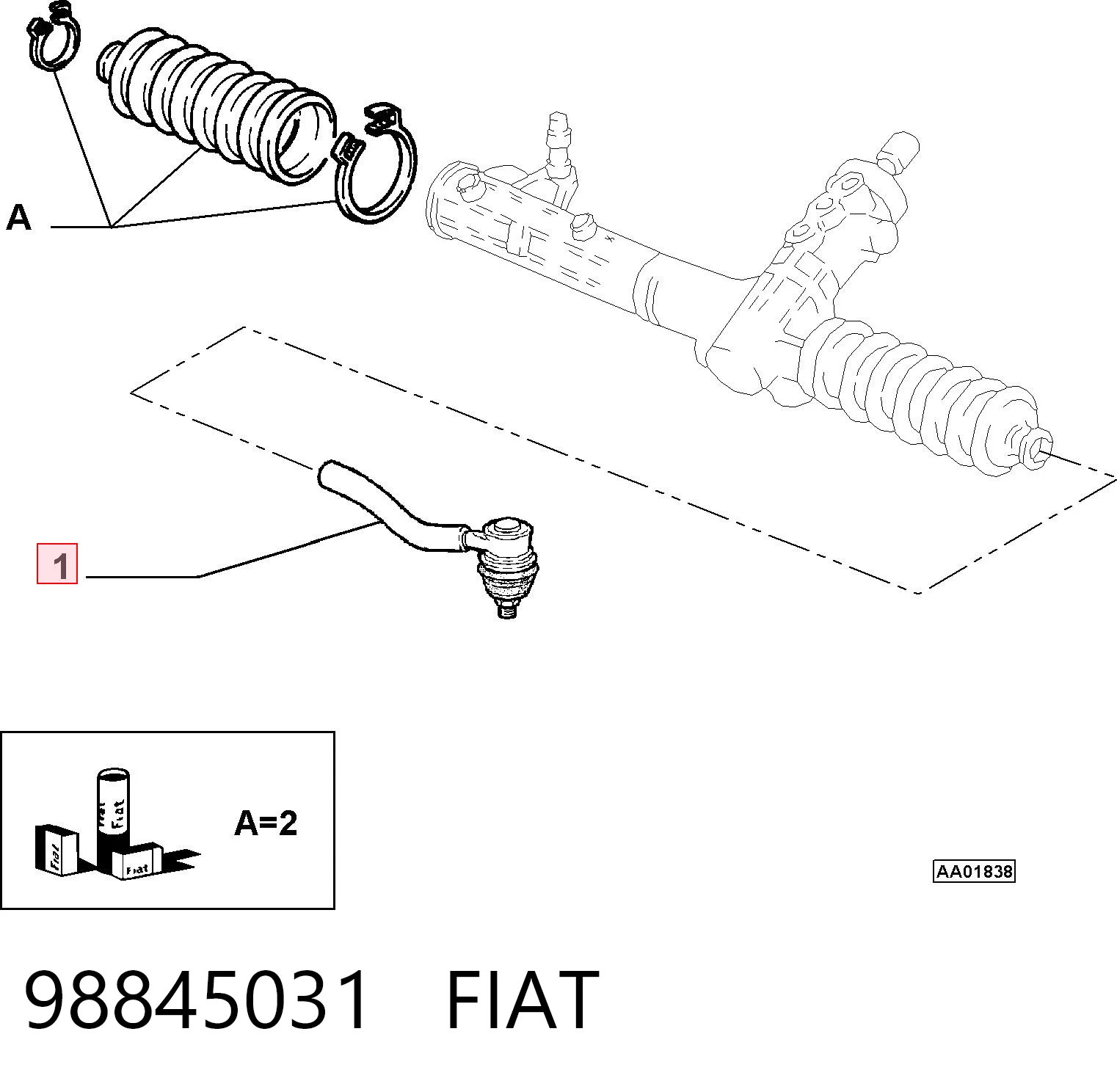 98845031 Fiat/Alfa/Lancia
