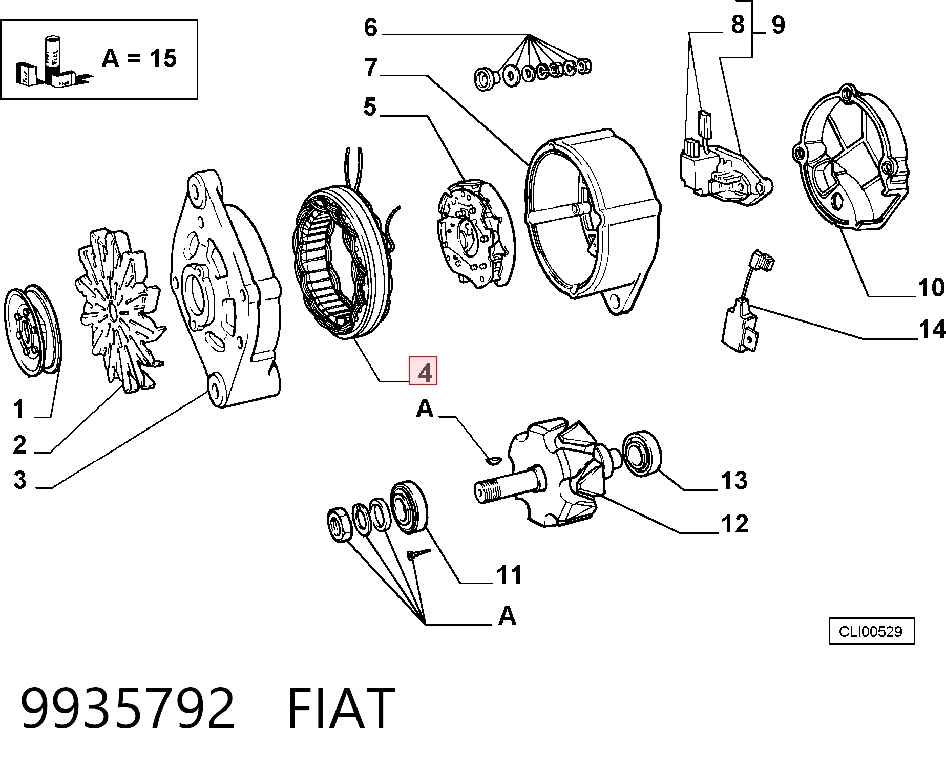 9935792 Fiat/Alfa/Lancia