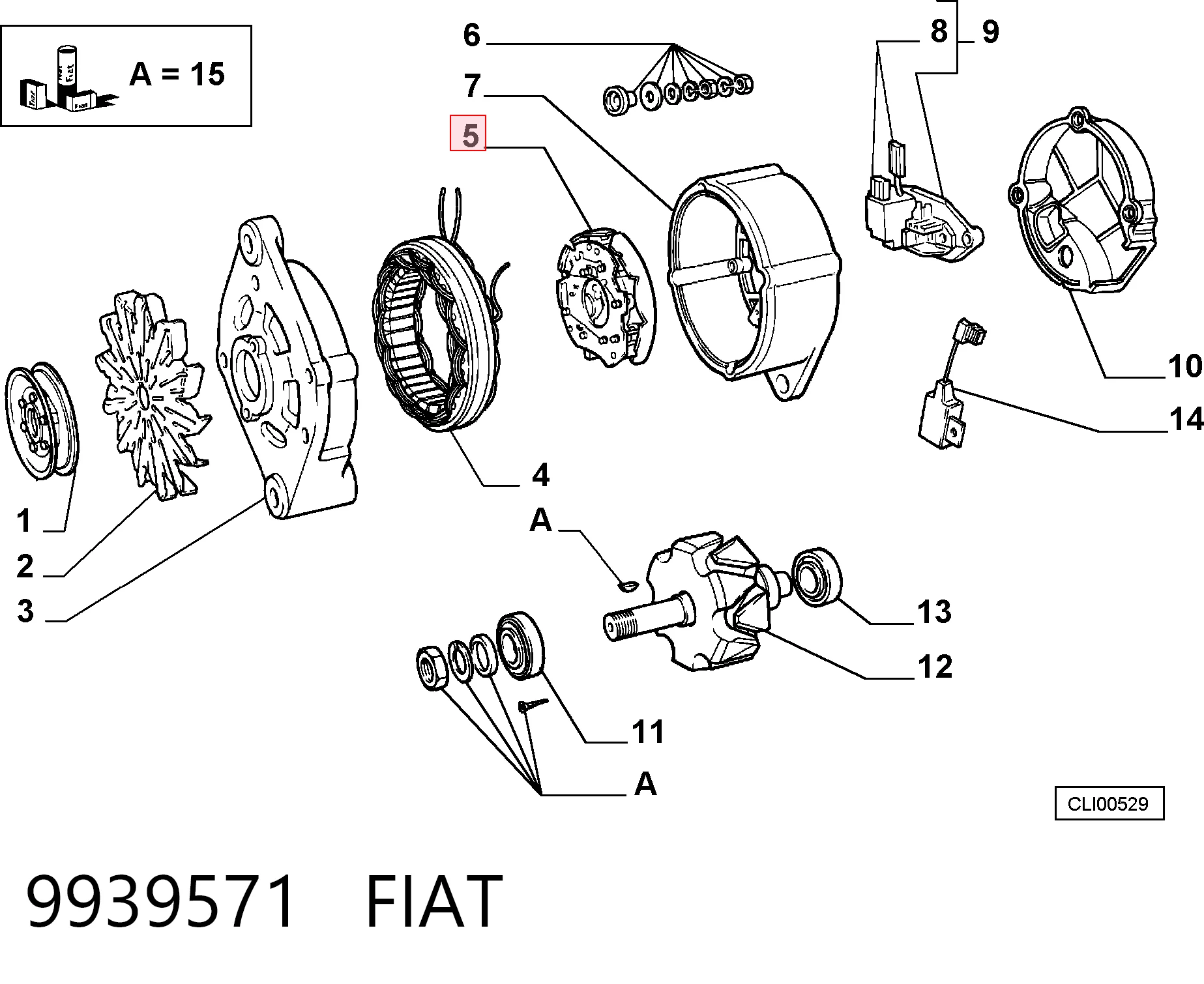 9939571 Fiat/Alfa/Lancia