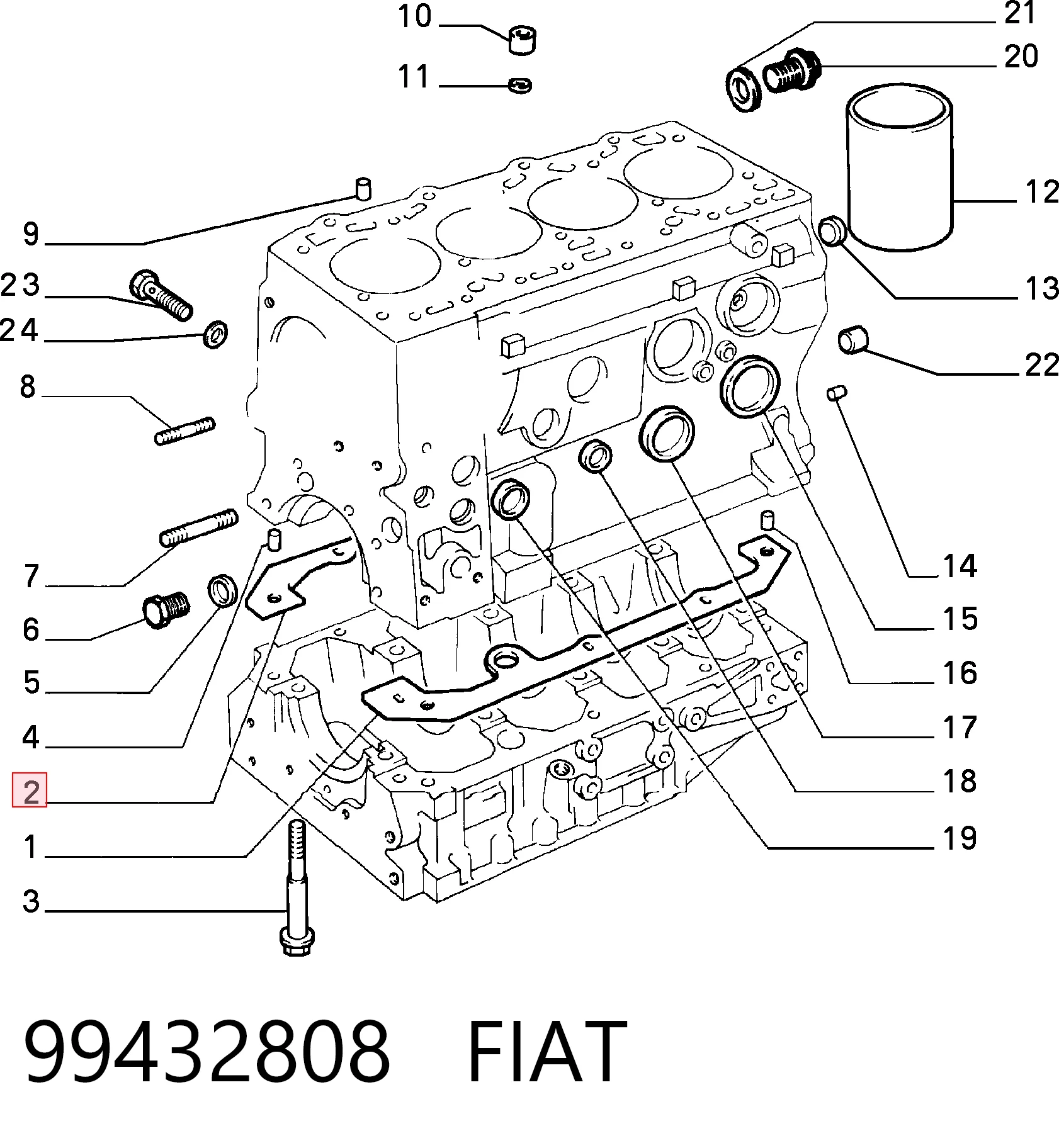 99432808 Fiat/Alfa/Lancia