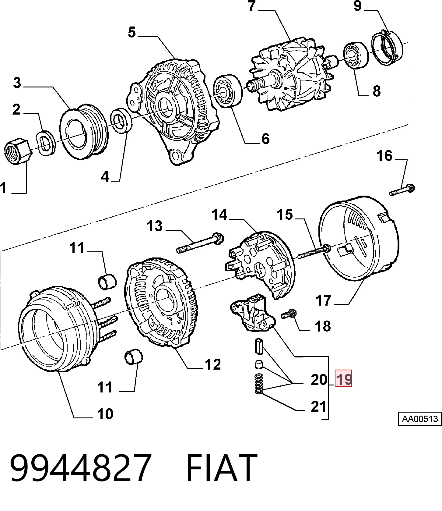 Regulador de rele del generador Alfa Romeo 146 hatchback comprar en España