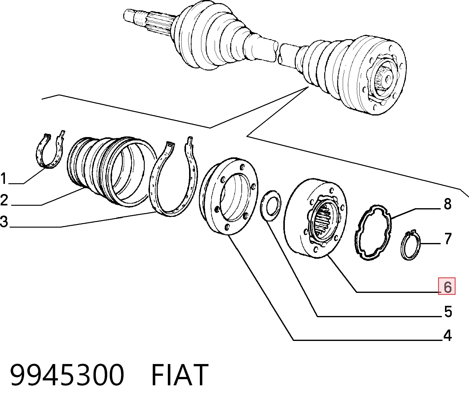 9945300 Fiat/Alfa/Lancia