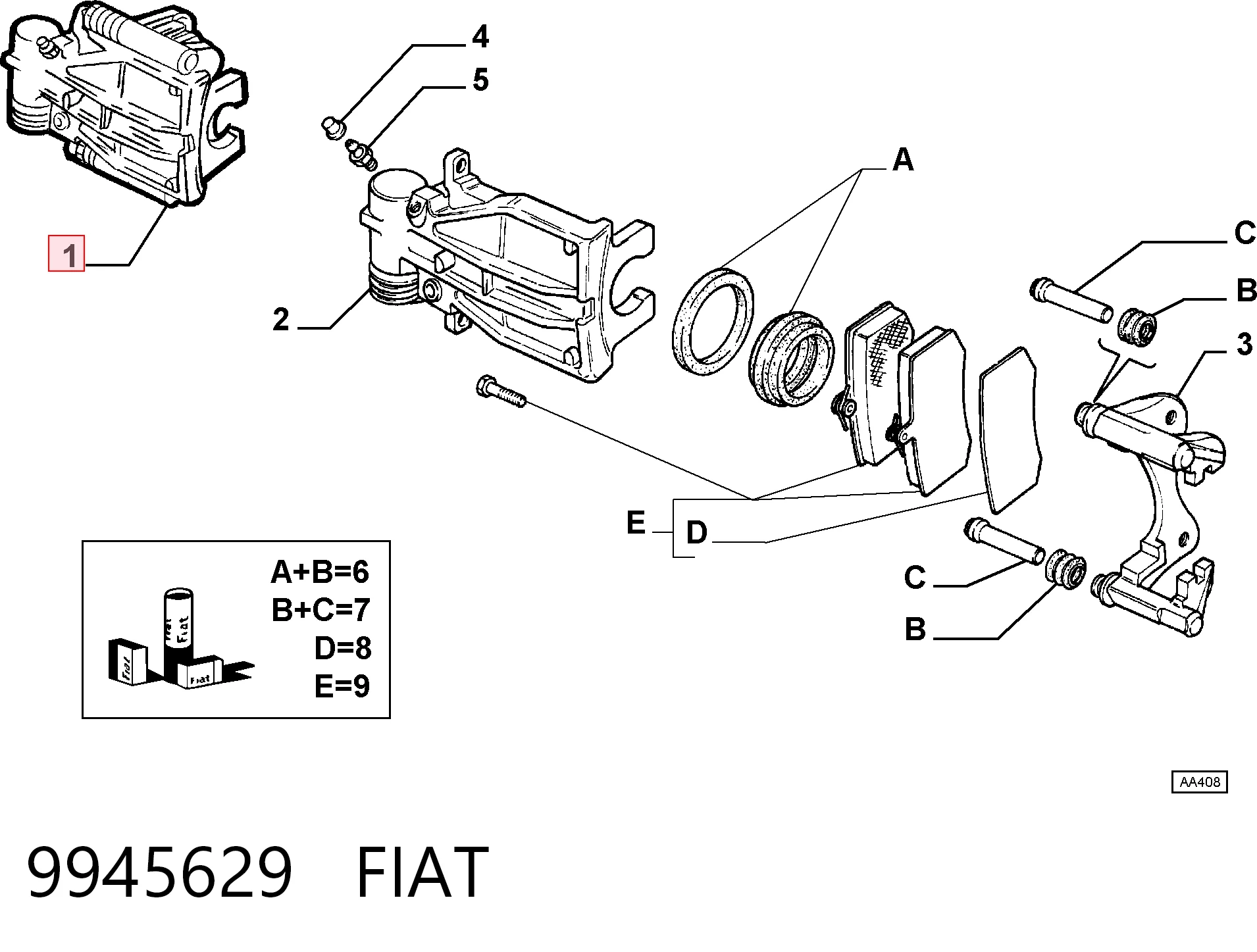 9945629 Fiat/Alfa/Lancia