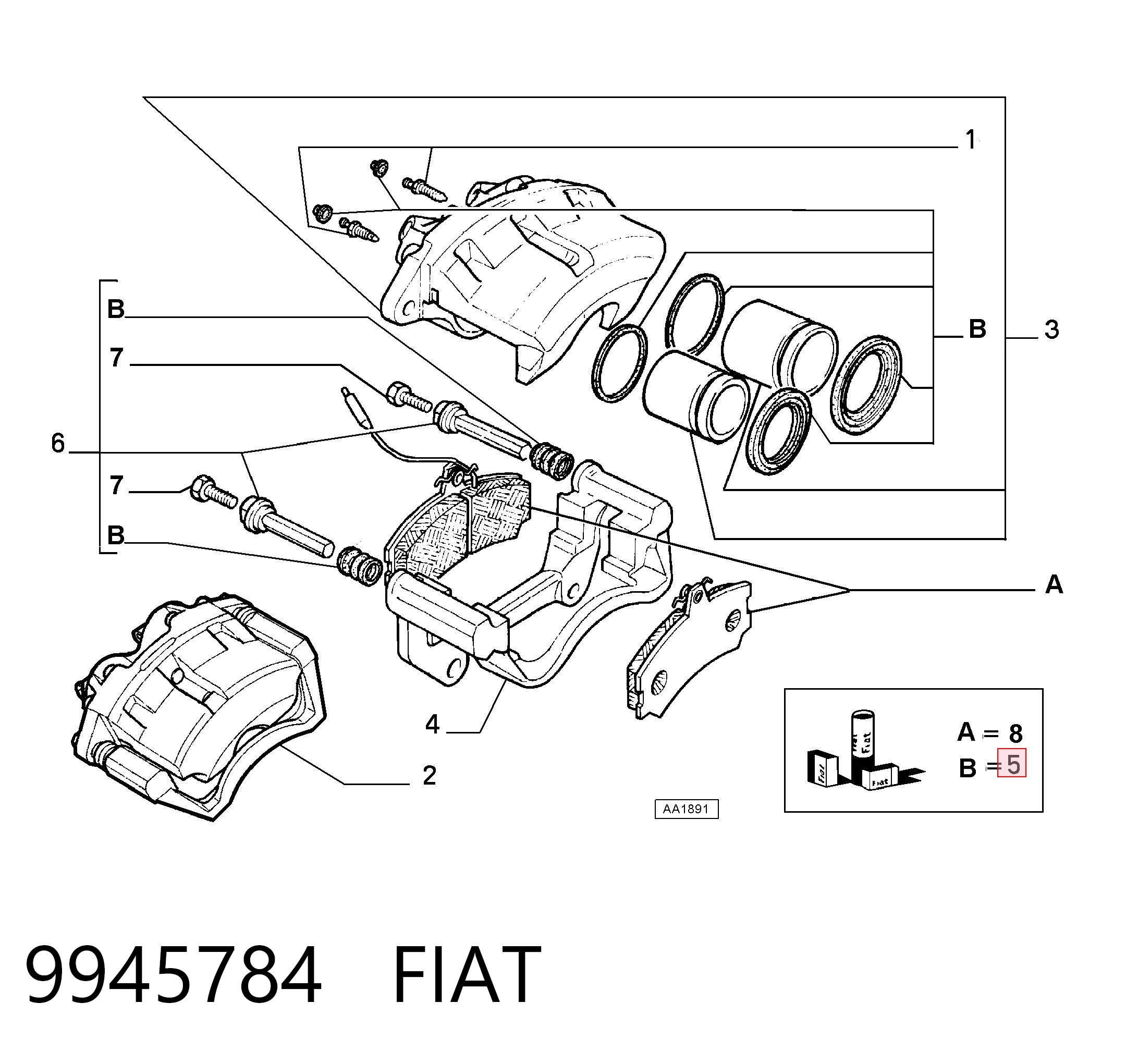 9945784 Fiat/Alfa/Lancia