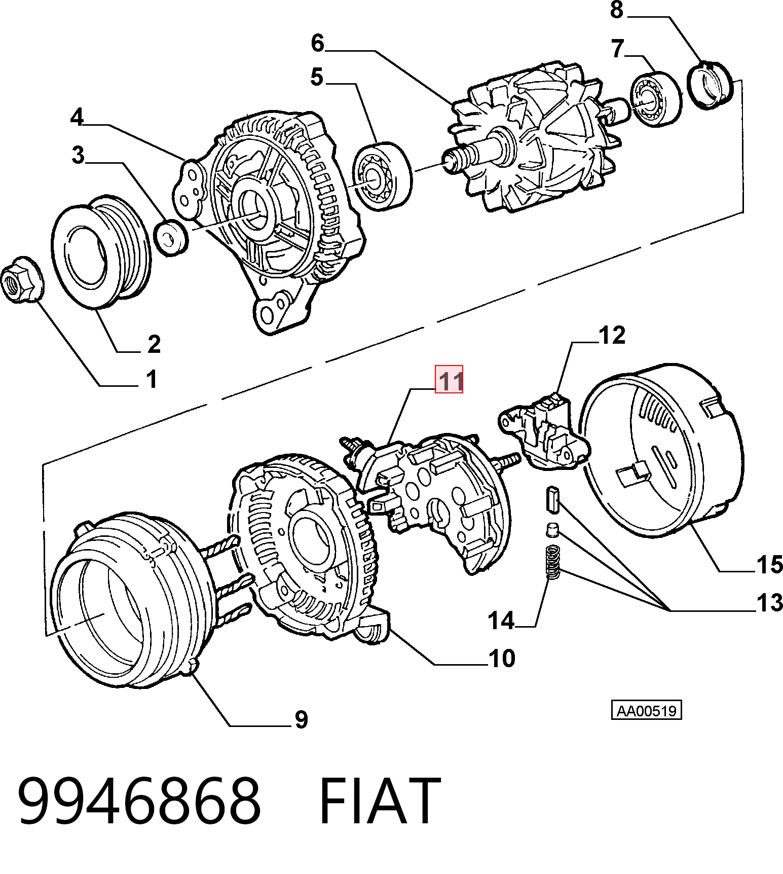 9946868 Fiat/Alfa/Lancia