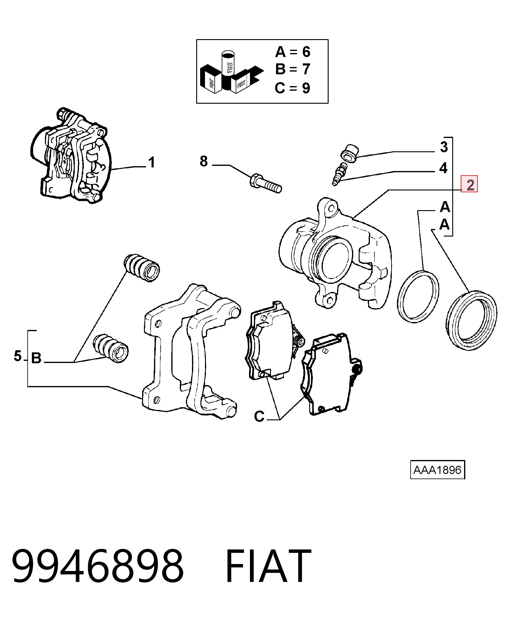 9946898 Fiat/Alfa/Lancia