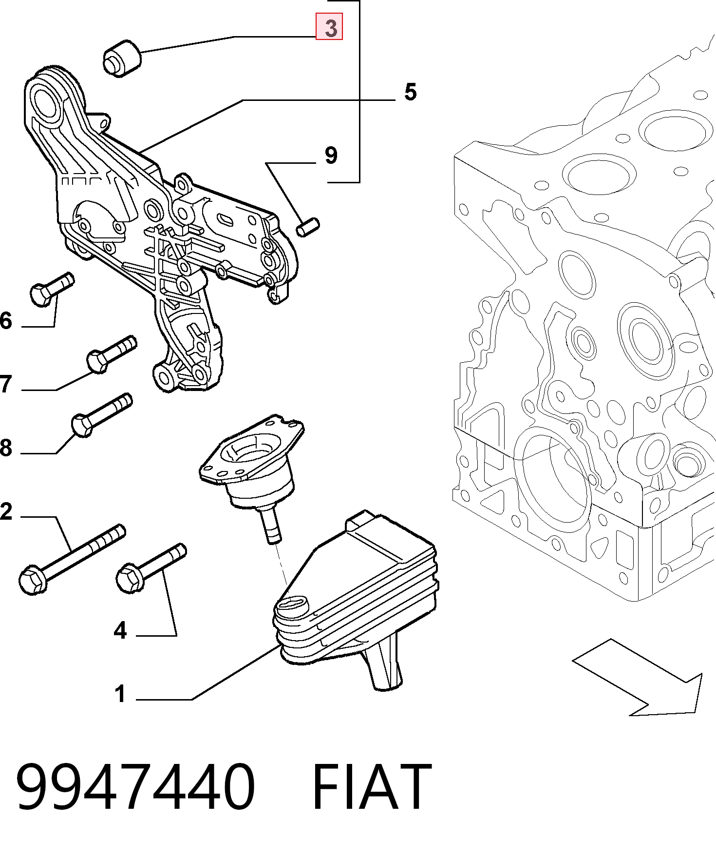 9947440 Fiat/Alfa/Lancia