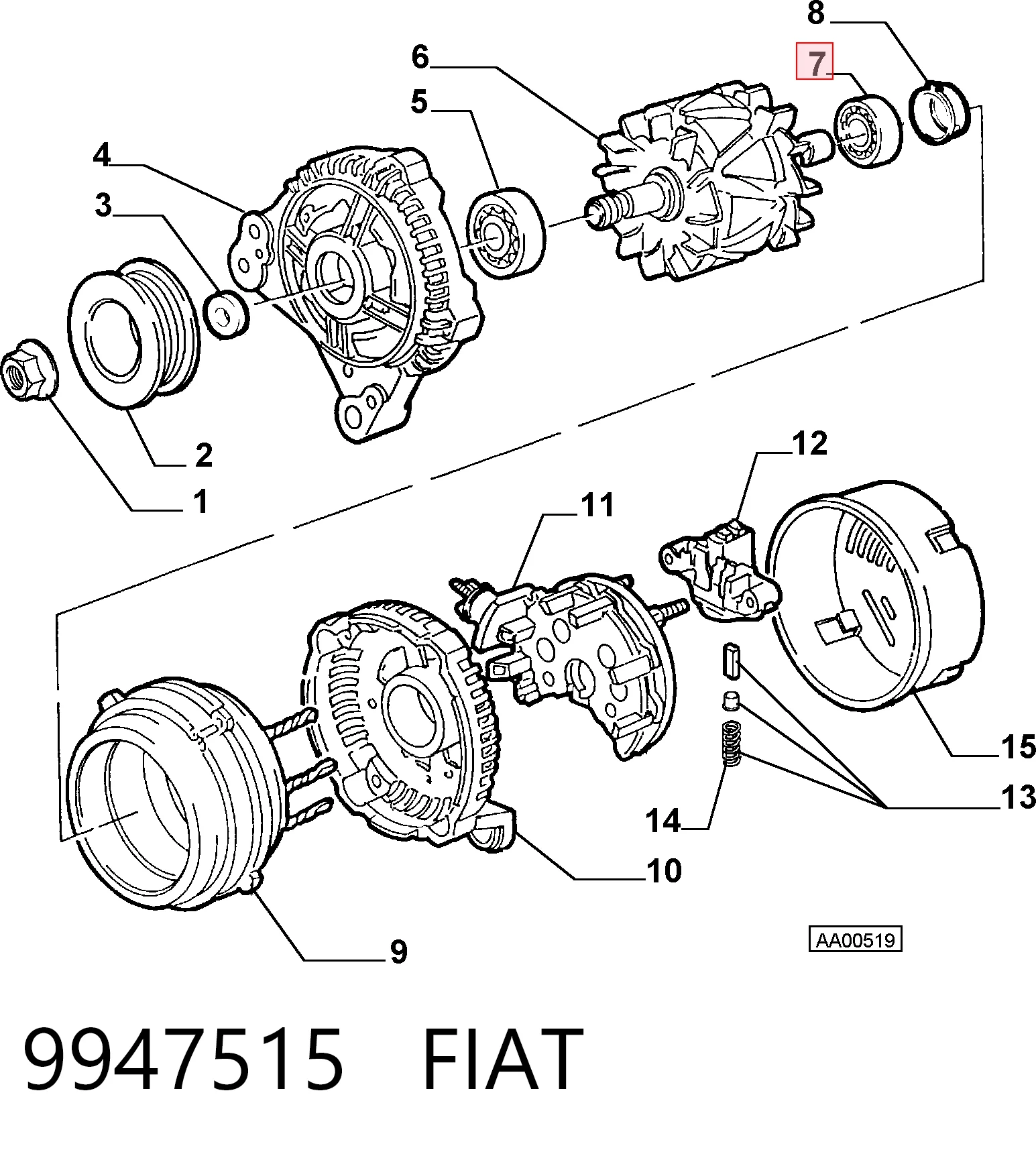 9947515 Fiat/Alfa/Lancia