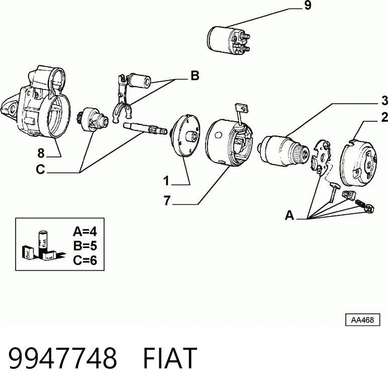 9947748 Fiat/Alfa/Lancia