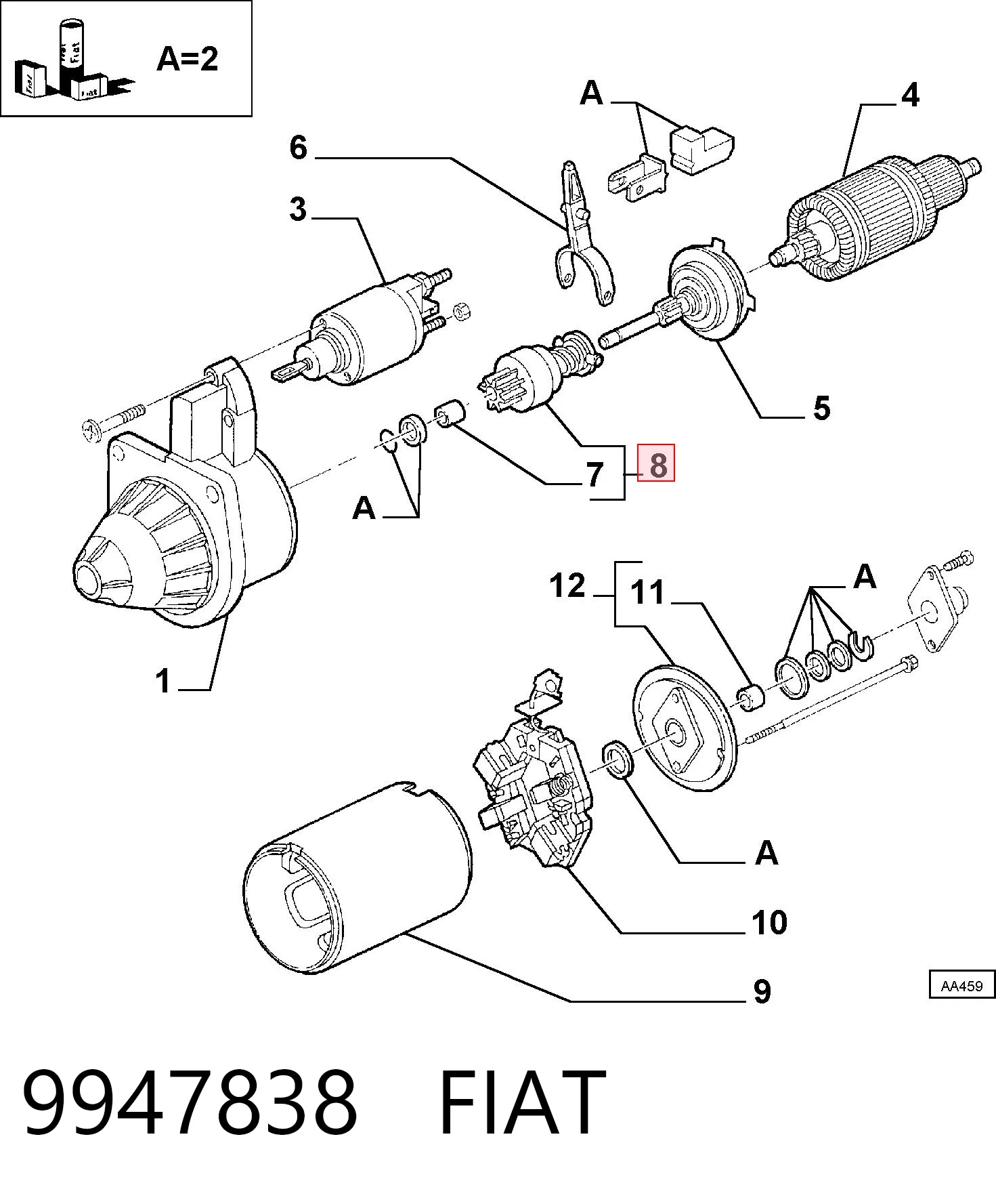 9947838 Fiat/Alfa/Lancia