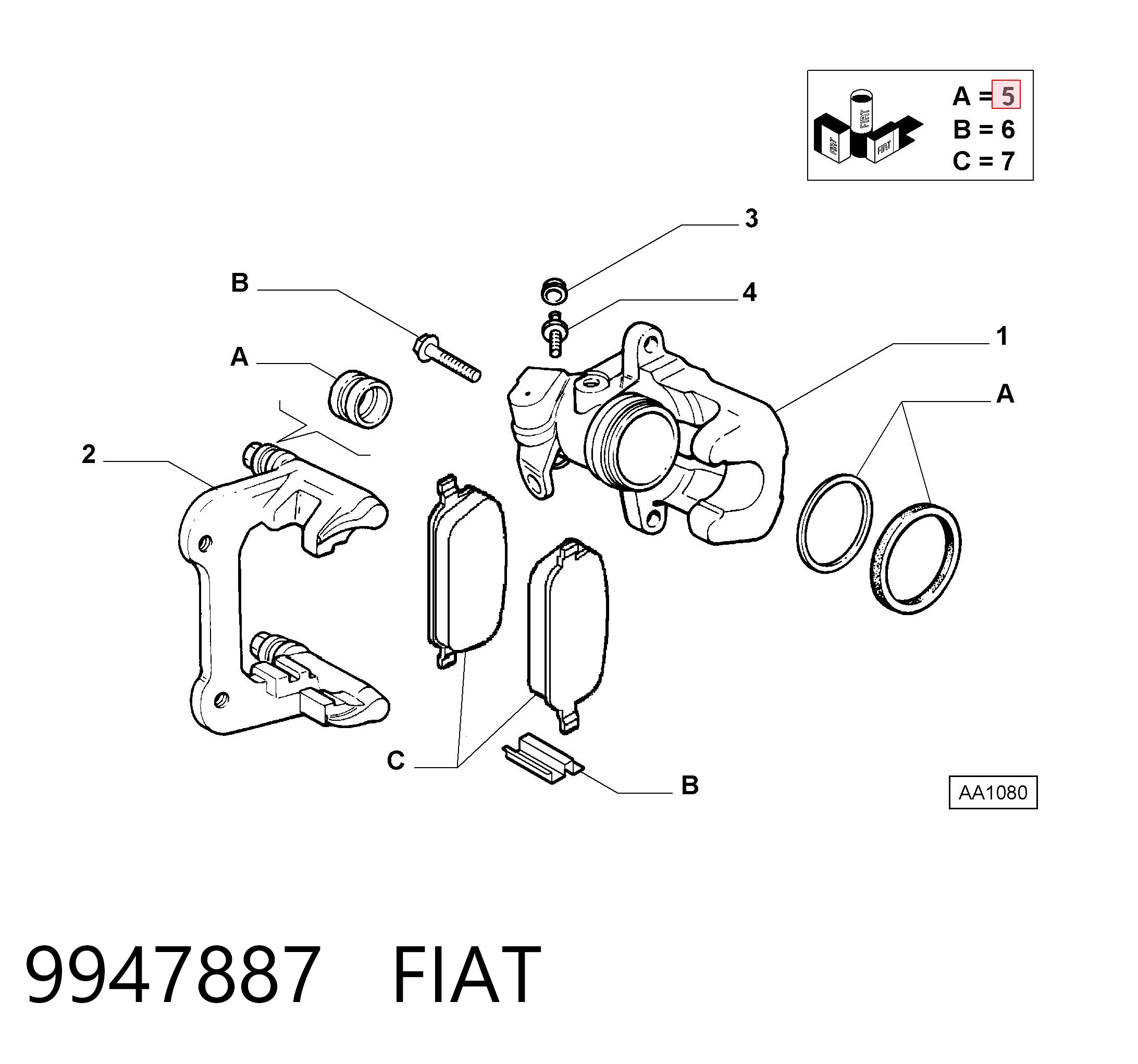 9947887 Fiat/Alfa/Lancia