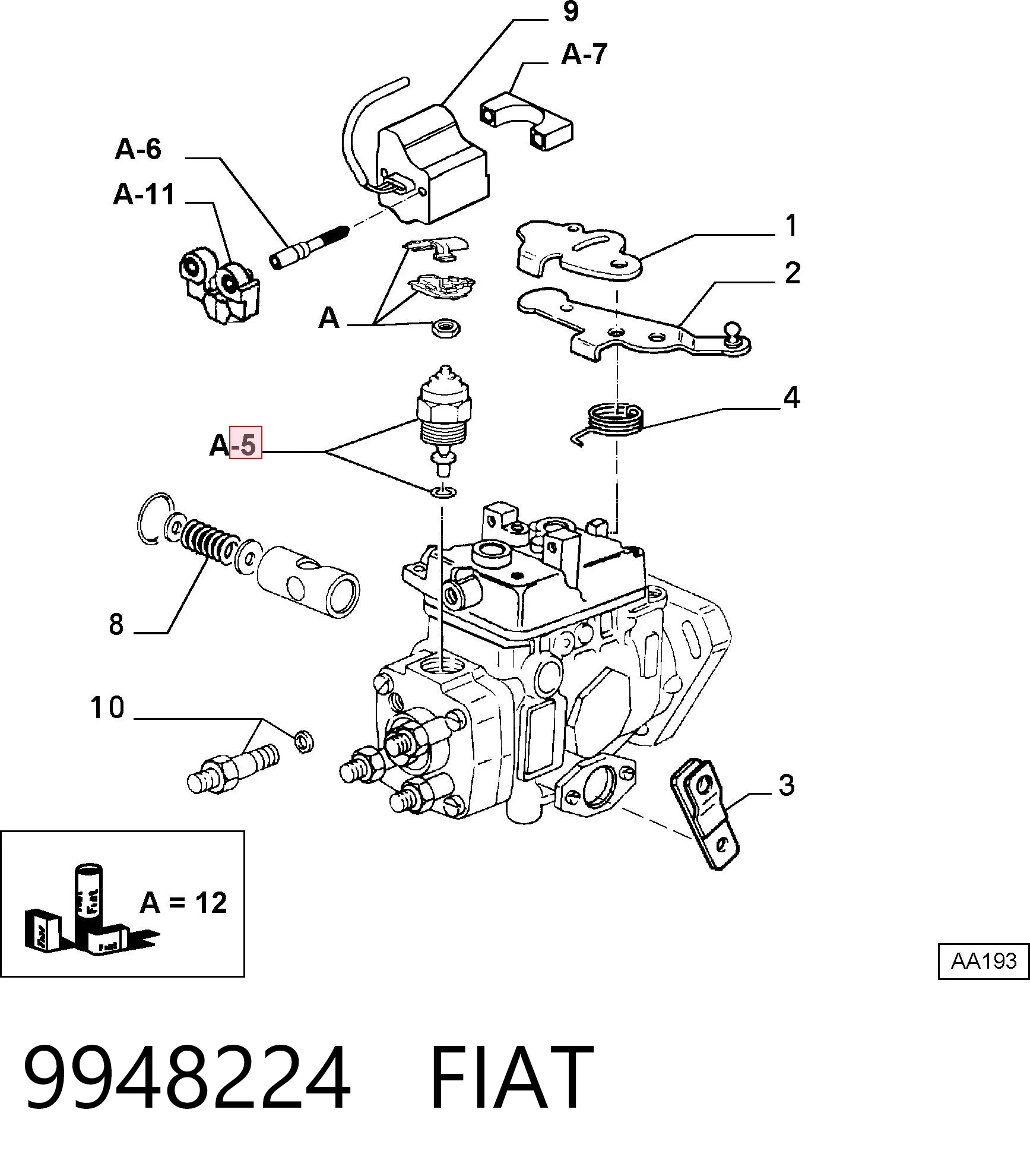 9948224 Fiat/Alfa/Lancia