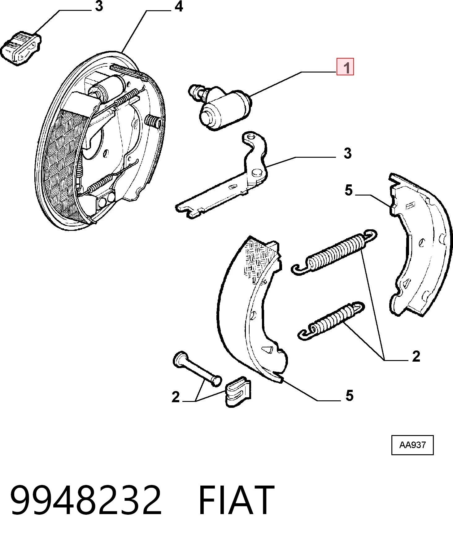 9948232 Fiat/Alfa/Lancia