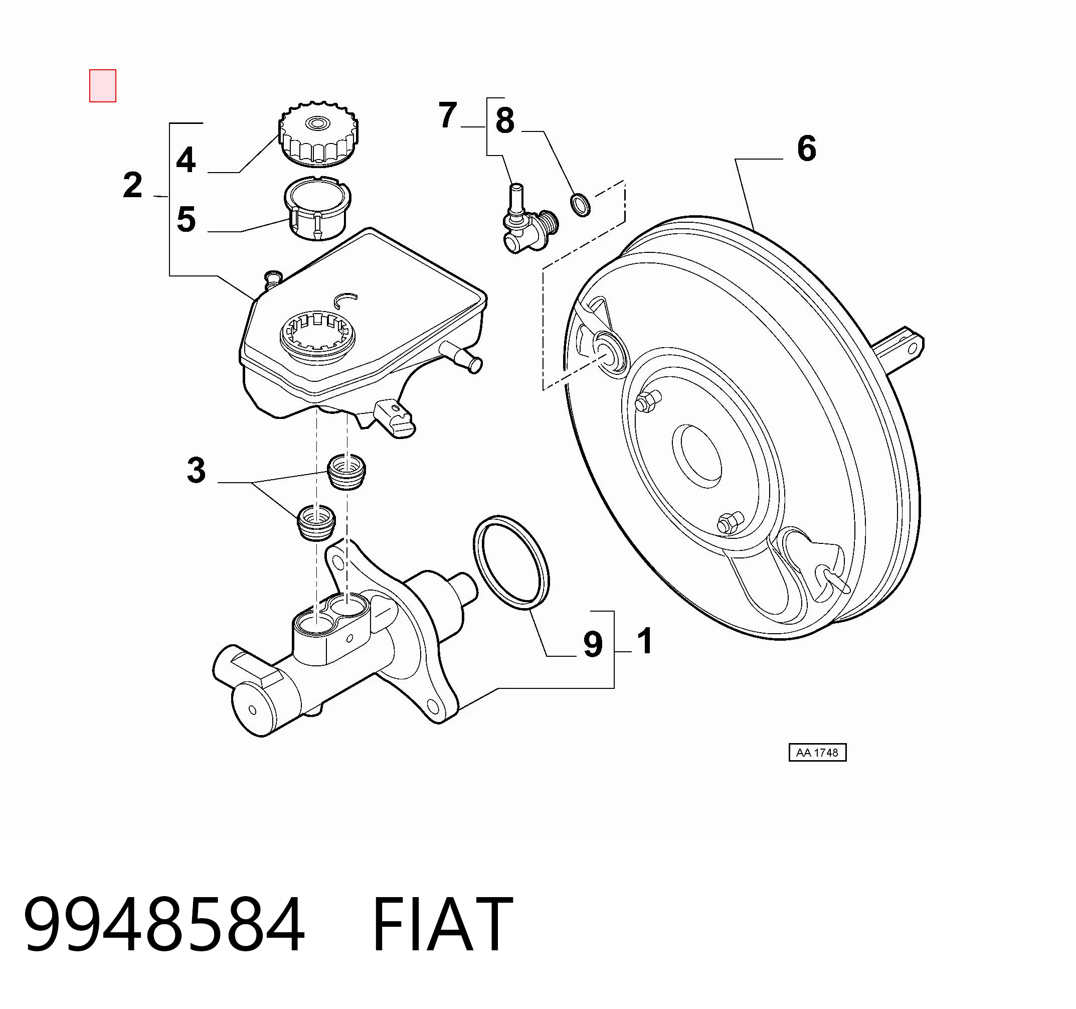 9948584 Fiat/Alfa/Lancia