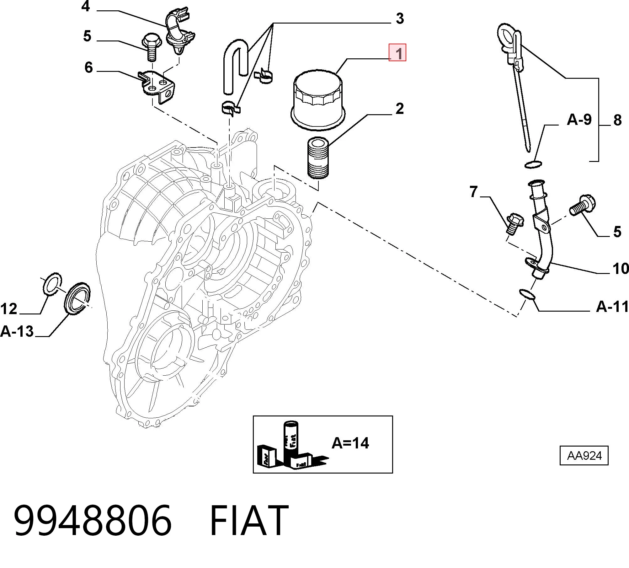 9948806 Fiat/Alfa/Lancia