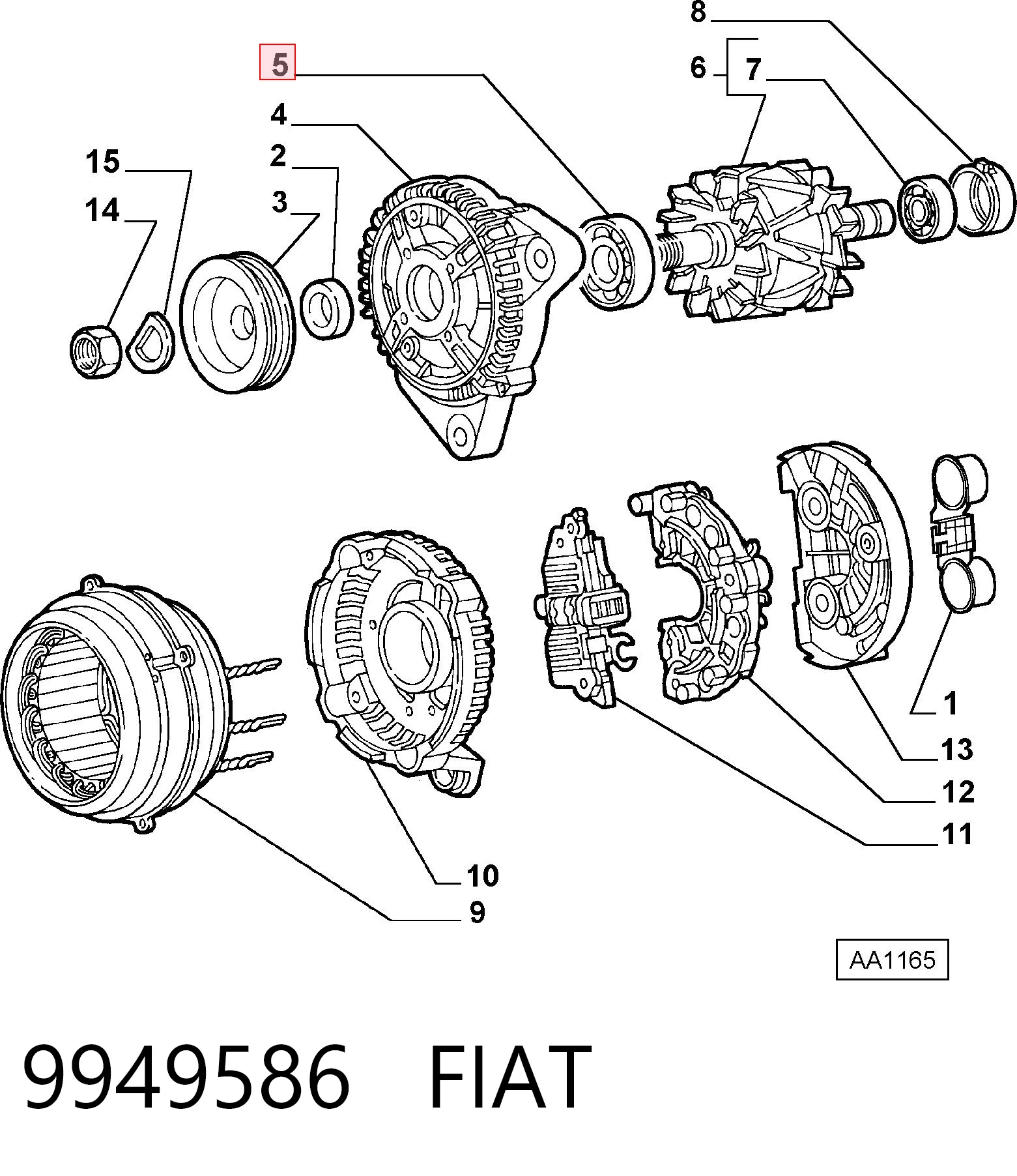 9949586 Fiat/Alfa/Lancia