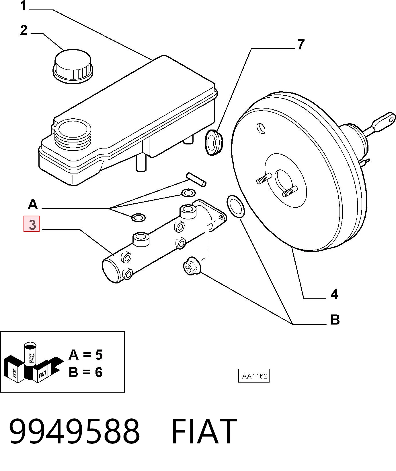 9949588 Fiat/Alfa/Lancia
