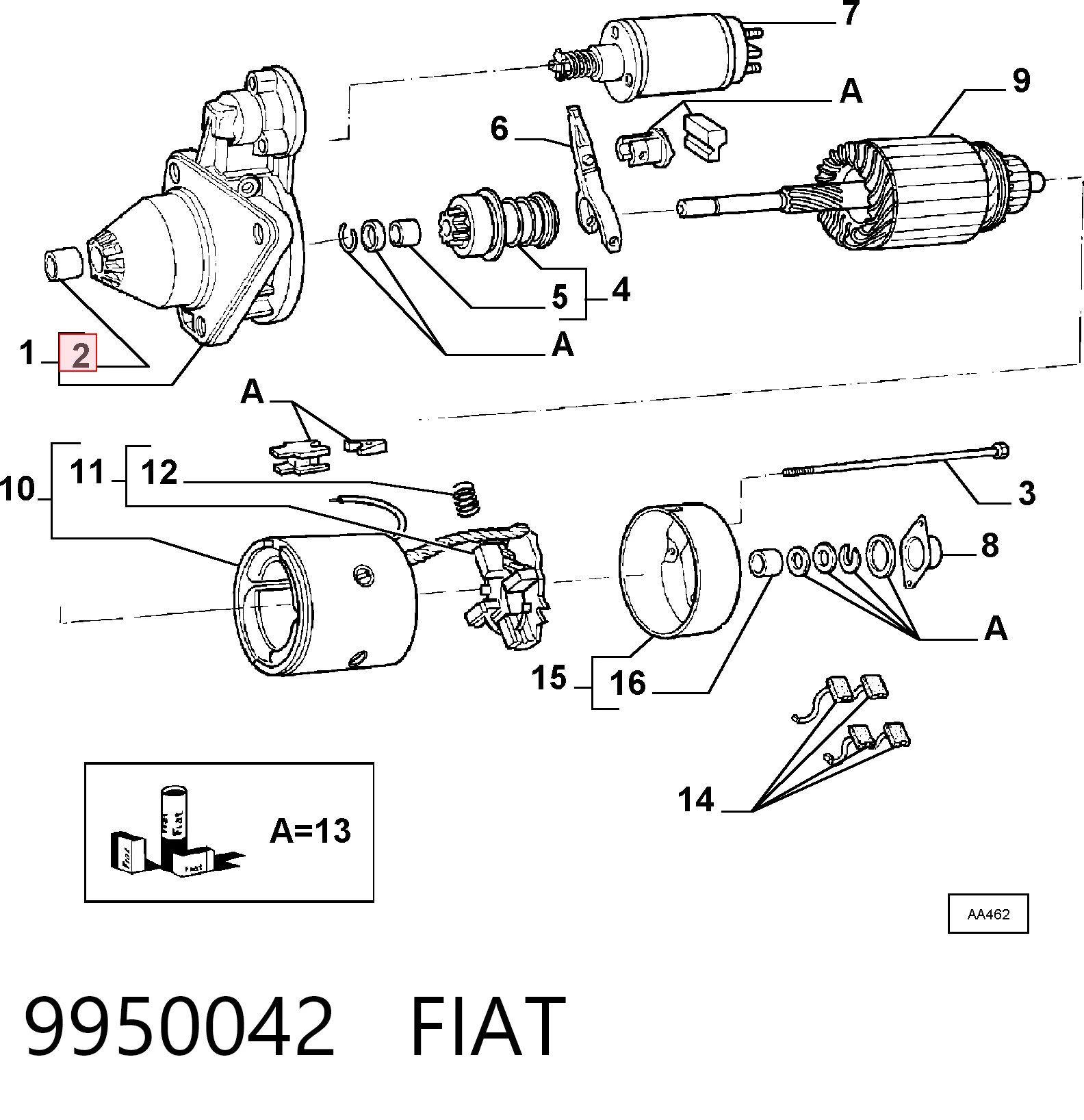 9950042 Fiat/Alfa/Lancia
