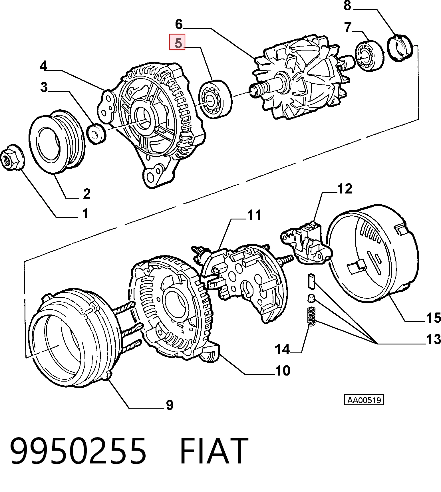 9950255 Fiat/Alfa/Lancia
