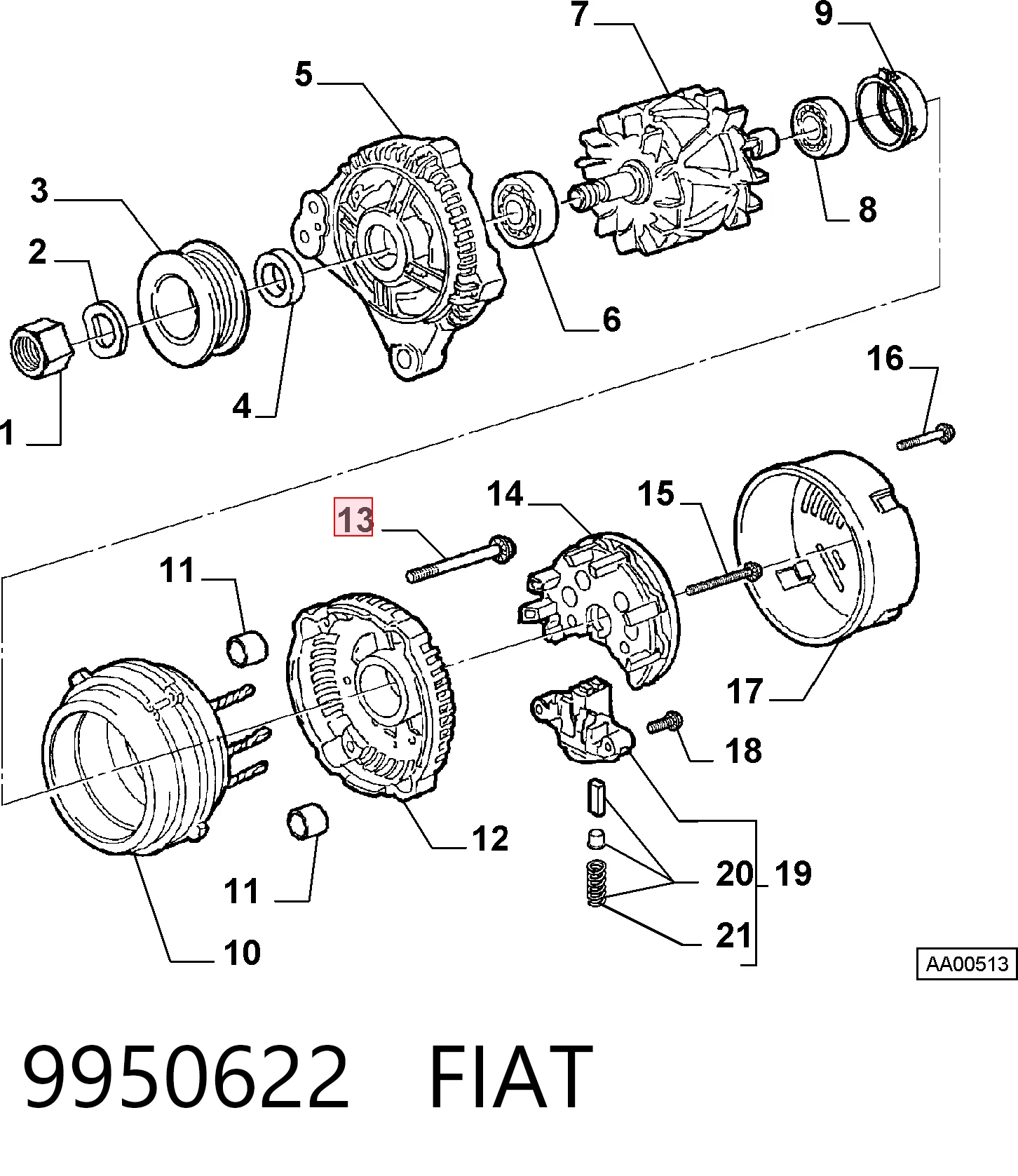 9950622 Fiat/Alfa/Lancia