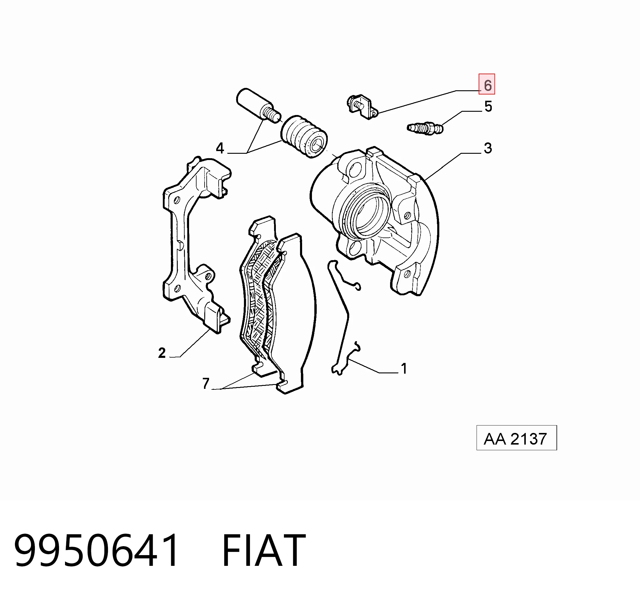 Precio del repuesto Kit de reparación de frenos Doblo I monovolumen