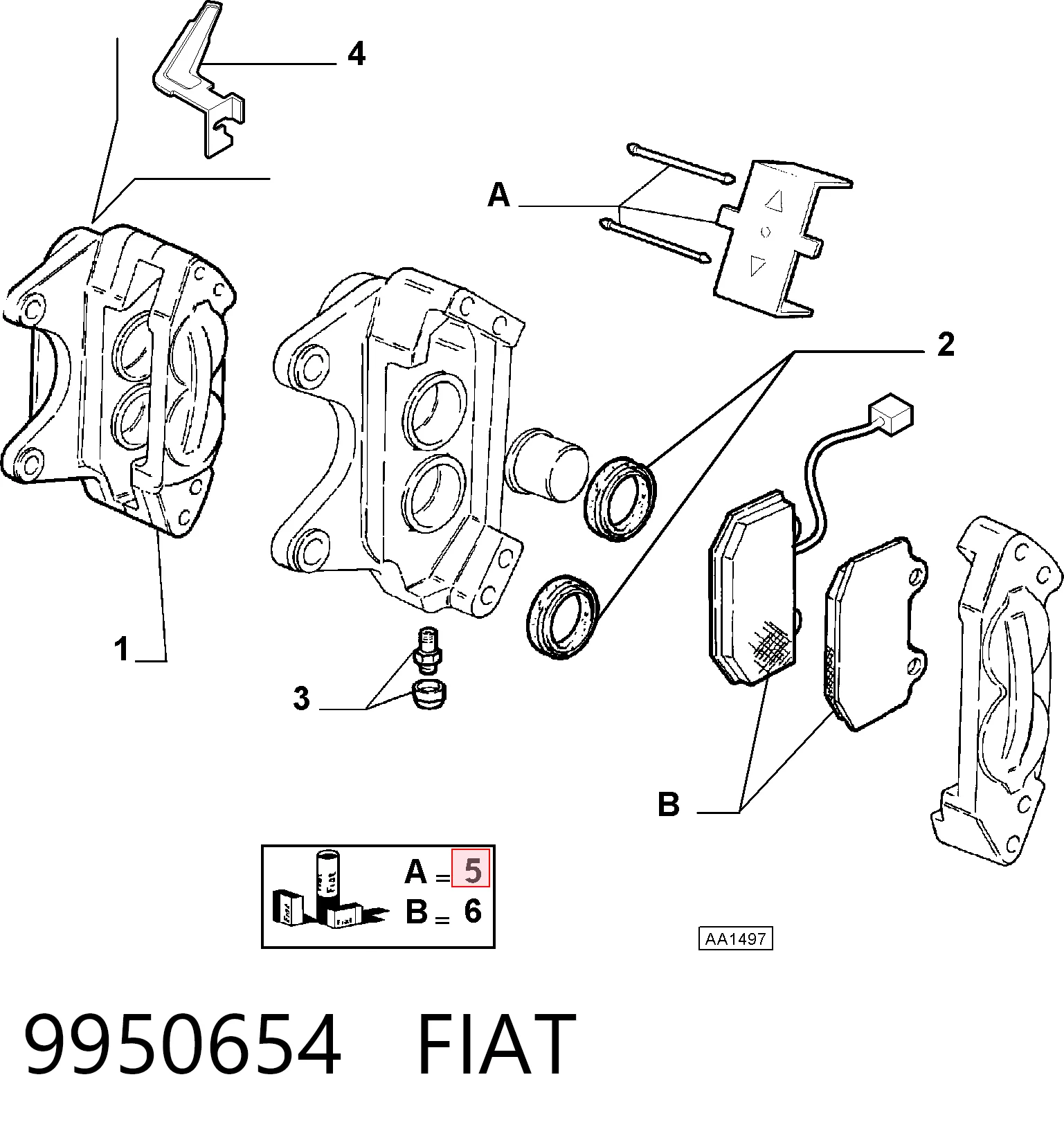 9950654 Fiat/Alfa/Lancia