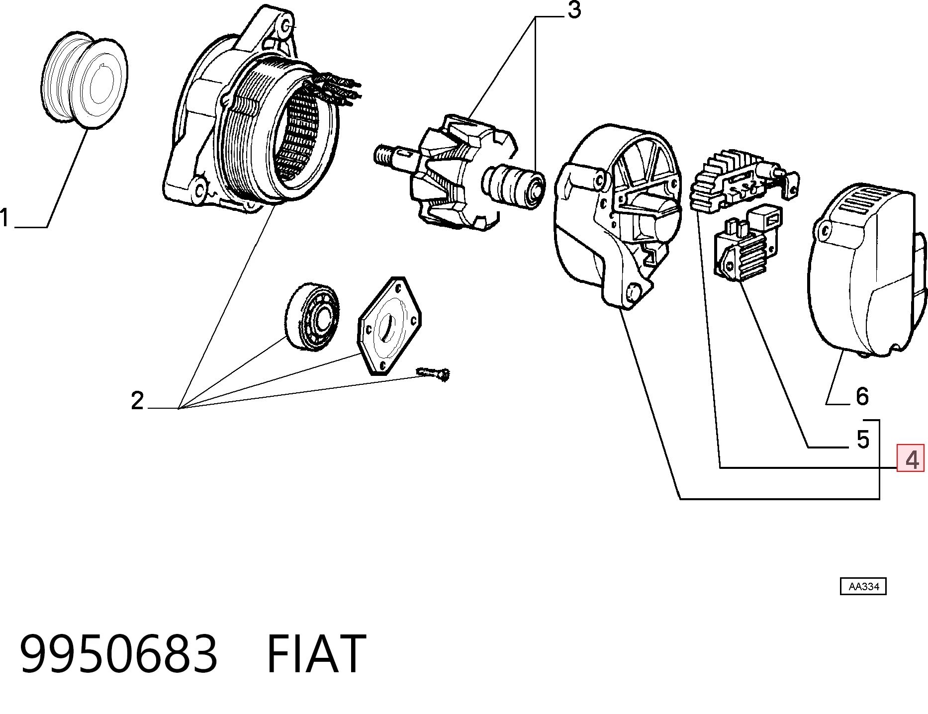 9950683 Fiat/Alfa/Lancia