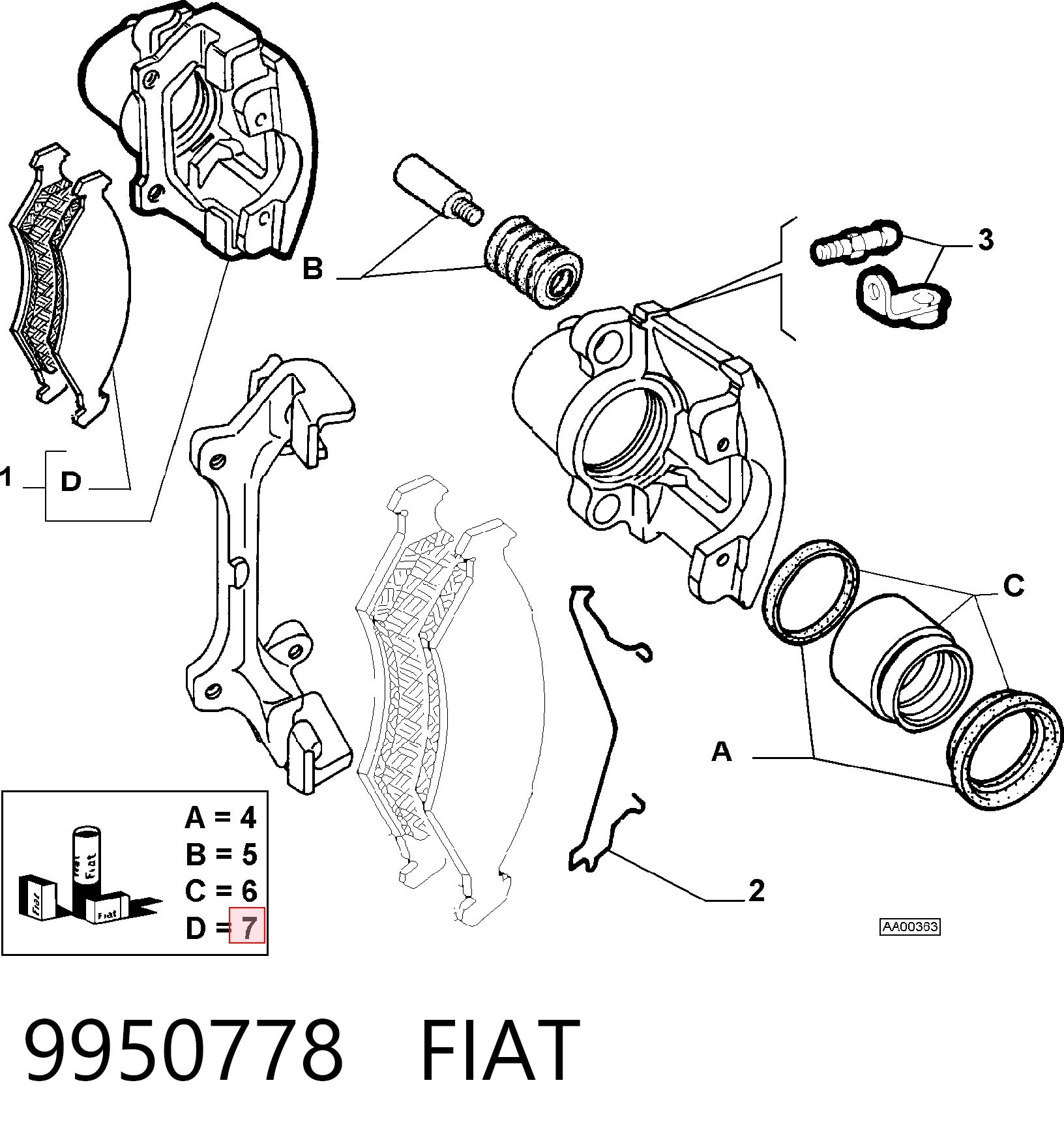 9950778 Fiat/Alfa/Lancia