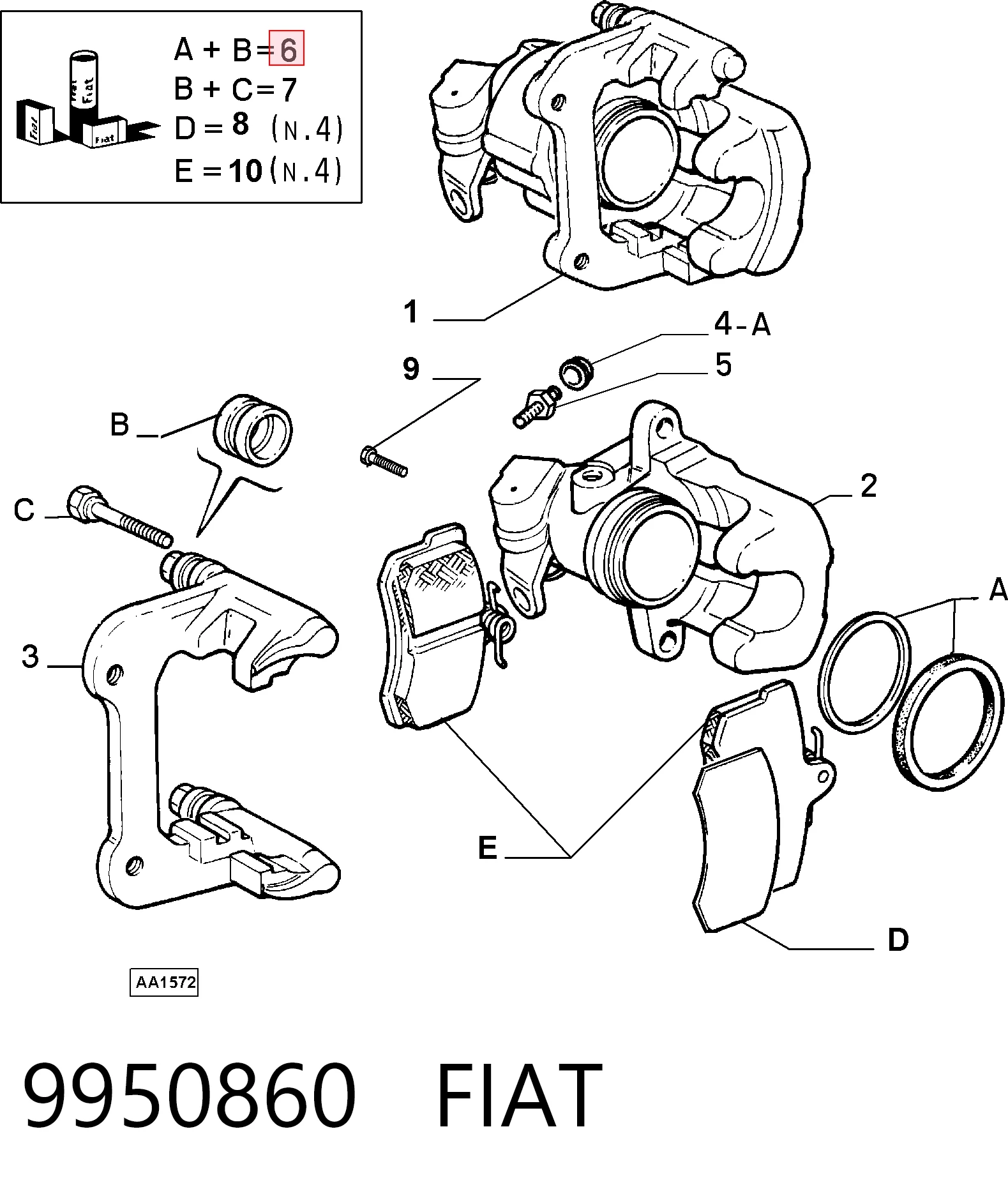 9950860 Fiat/Alfa/Lancia