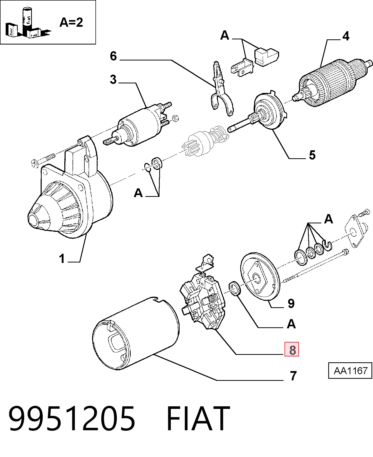 9951205 Fiat/Alfa/Lancia