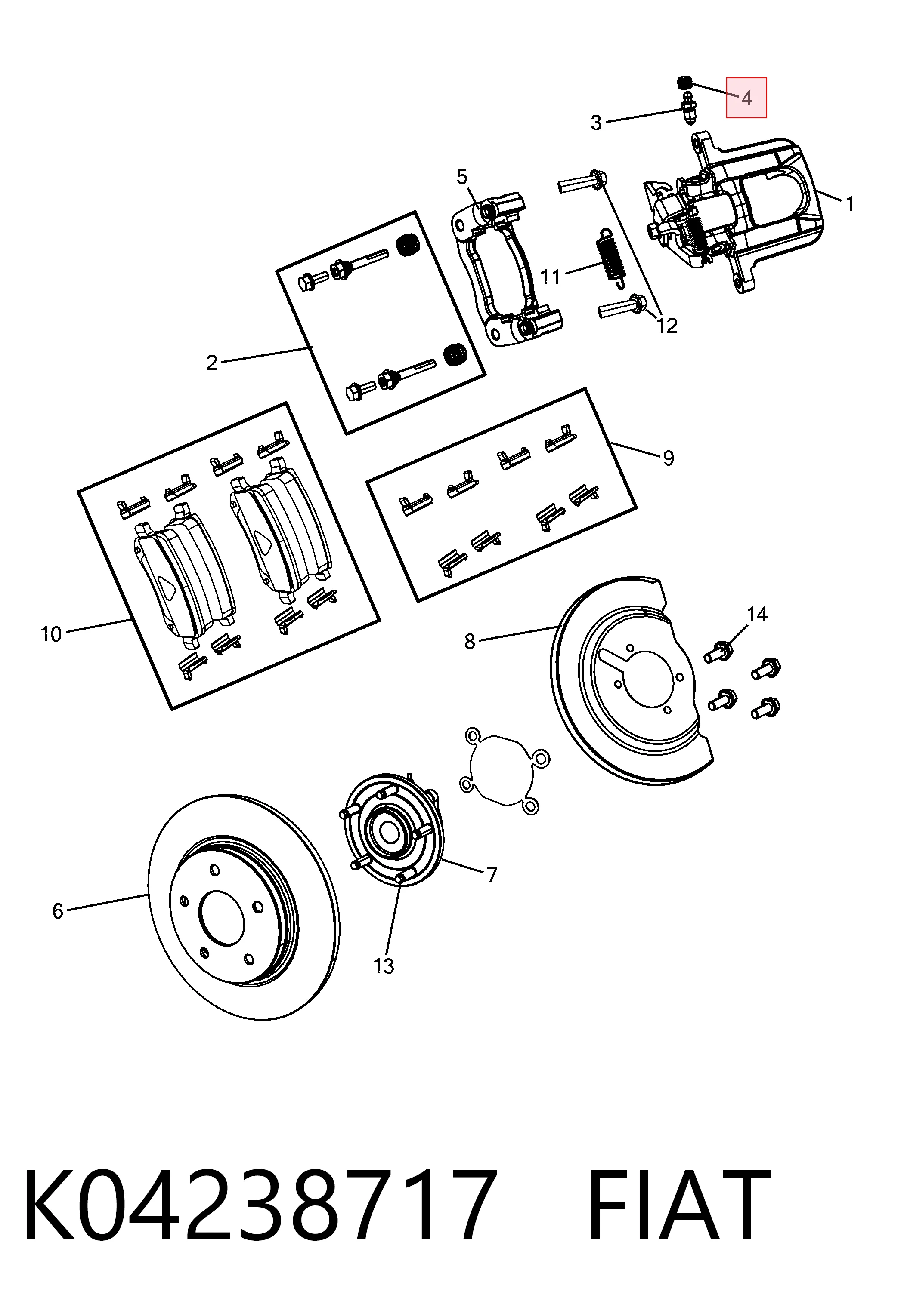 K04238717 Fiat/Alfa/Lancia