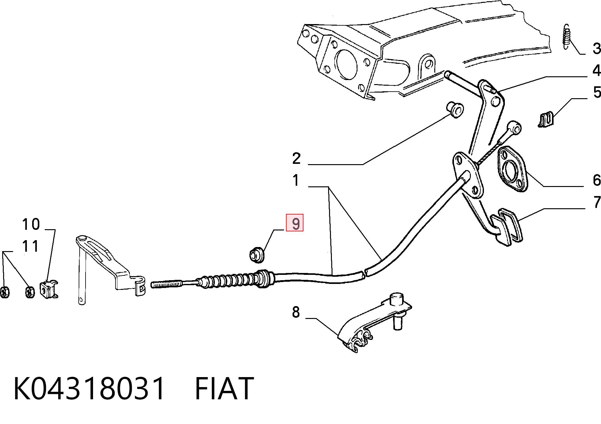 K04318031 Fiat/Alfa/Lancia