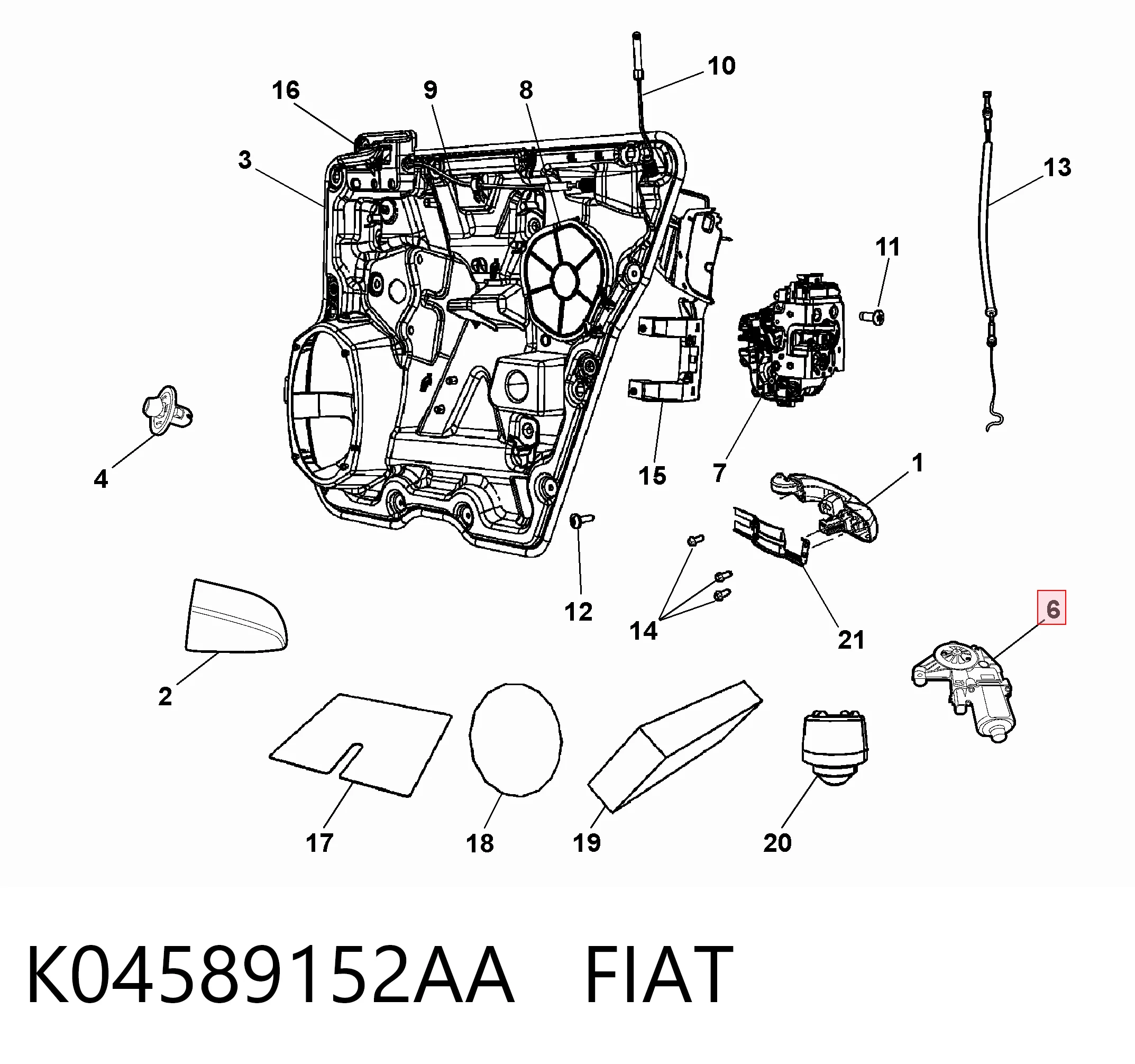 K04589152AA Fiat/Alfa/Lancia