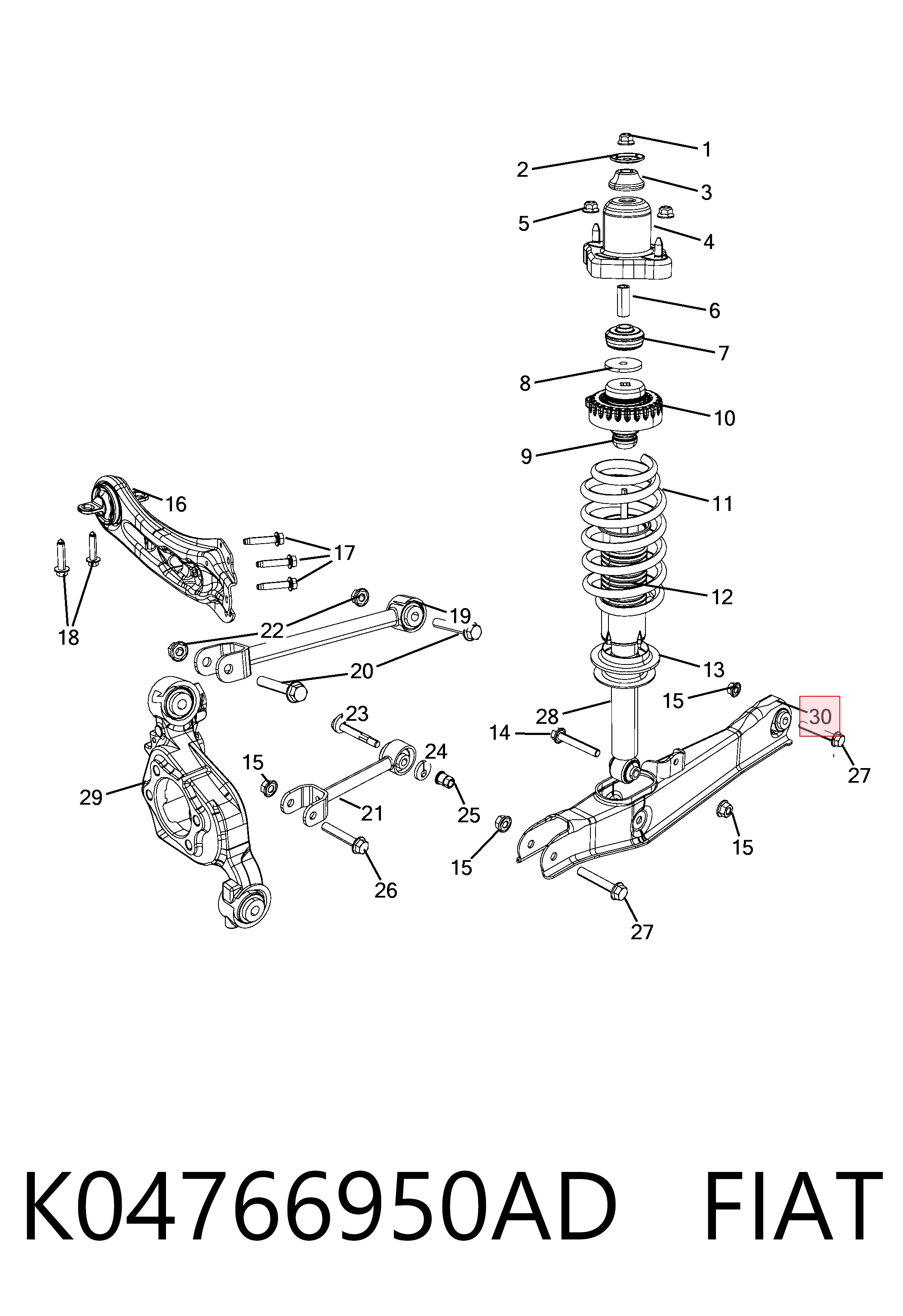K04766950AD Fiat/Alfa/Lancia