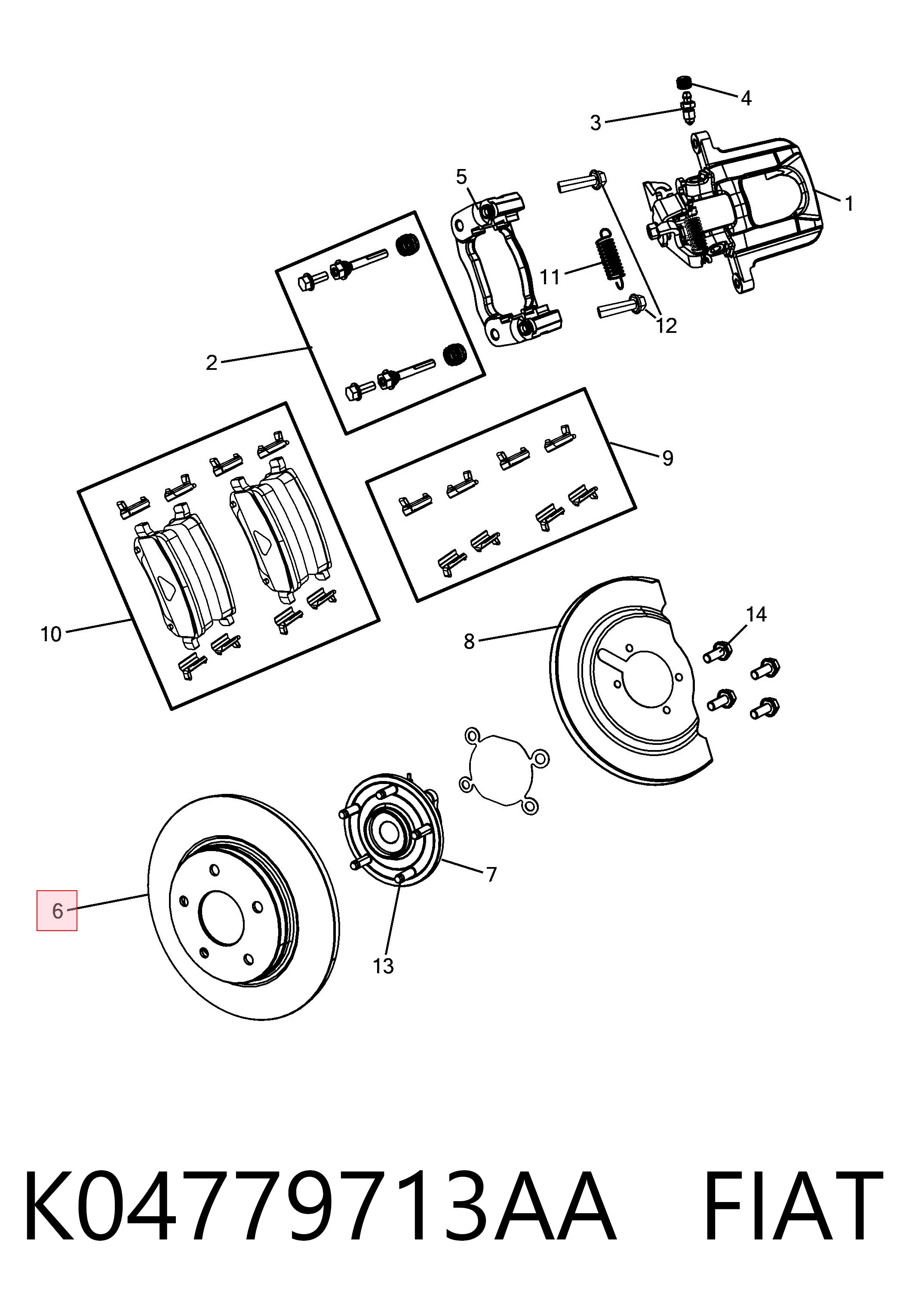 K04779713AA Fiat/Alfa/Lancia