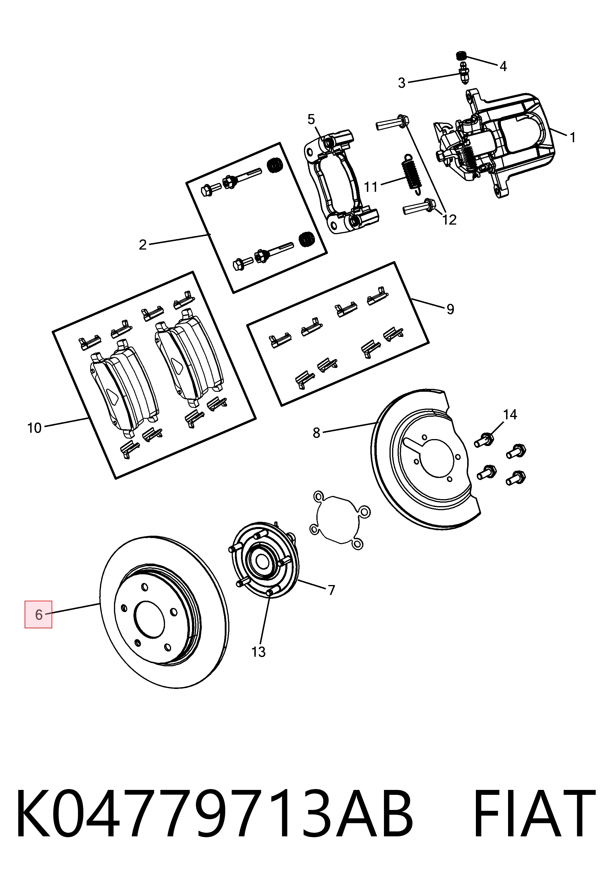 K04779713AB Fiat/Alfa/Lancia