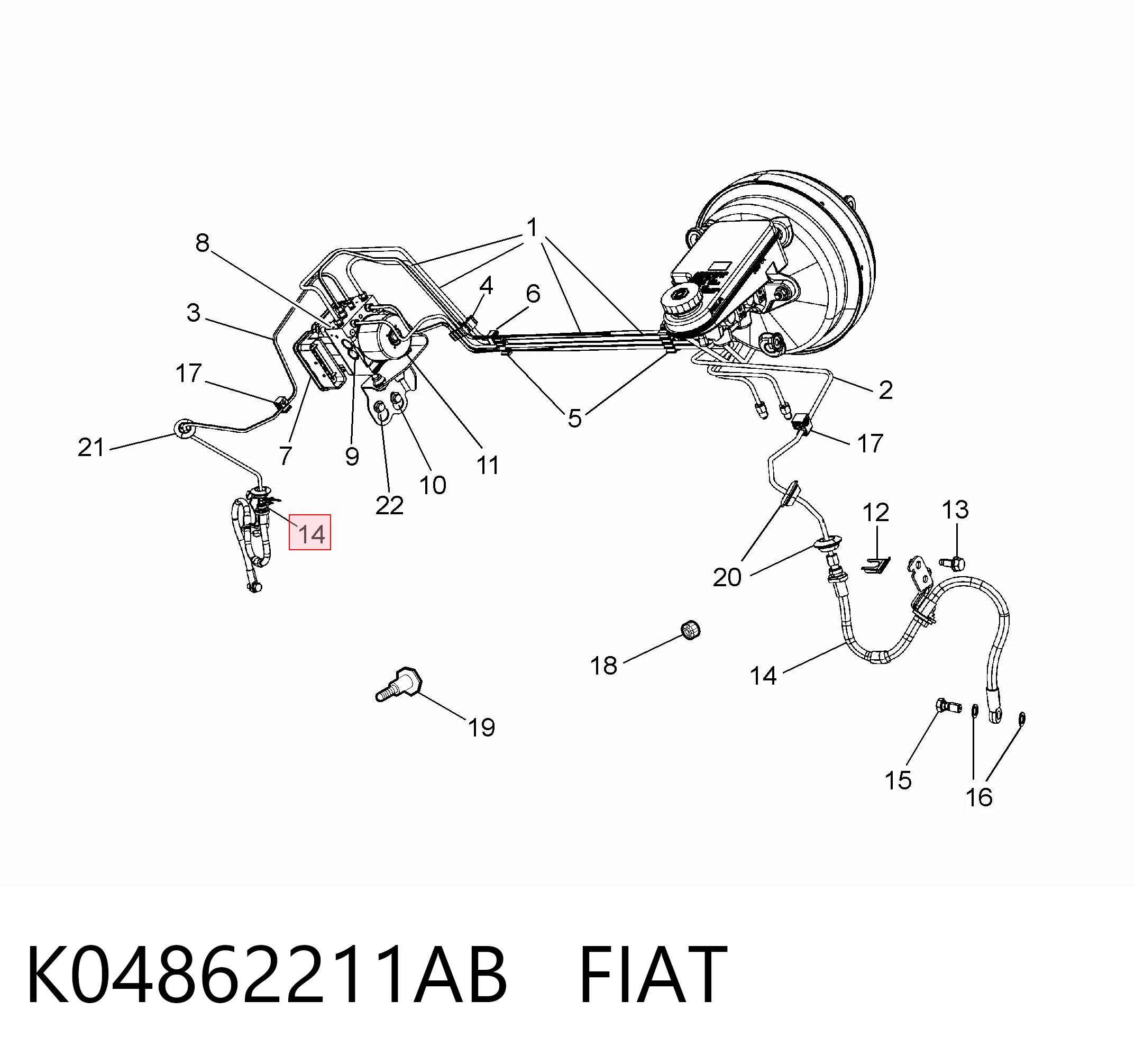 K04862211AB Fiat/Alfa/Lancia