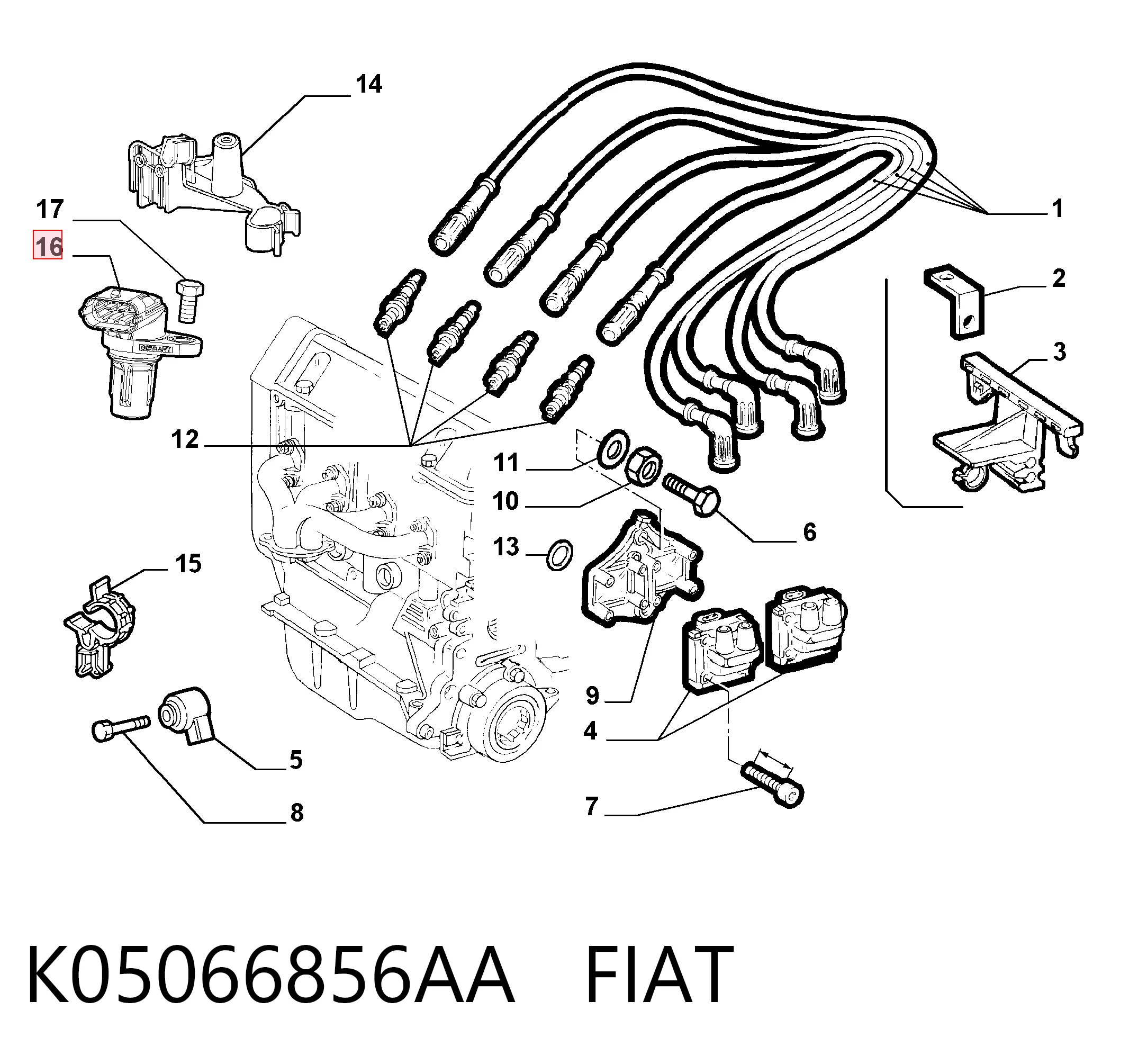 Sensor de posición de árbol de levas Hyundai Sonata V (NF)