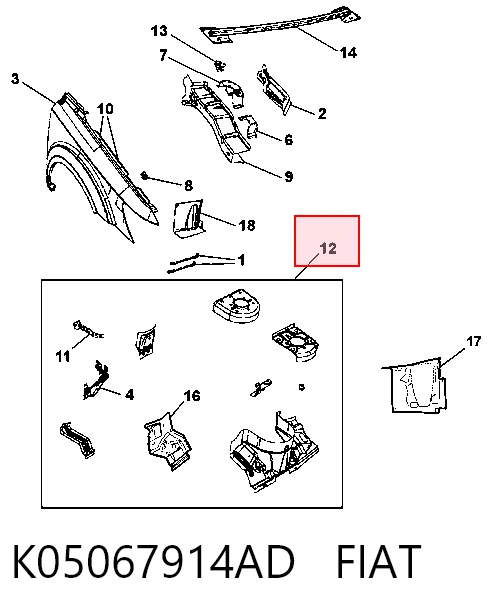 K05067914AD Fiat/Alfa/Lancia